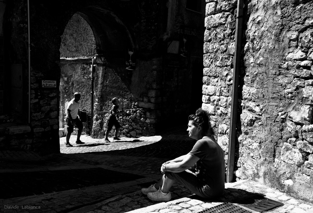 lights and shadows in the village