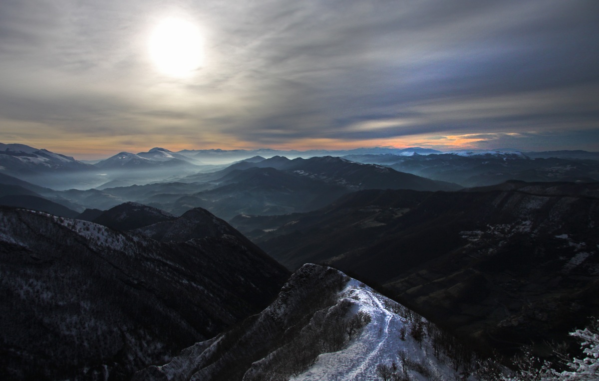 Views of the Apennines