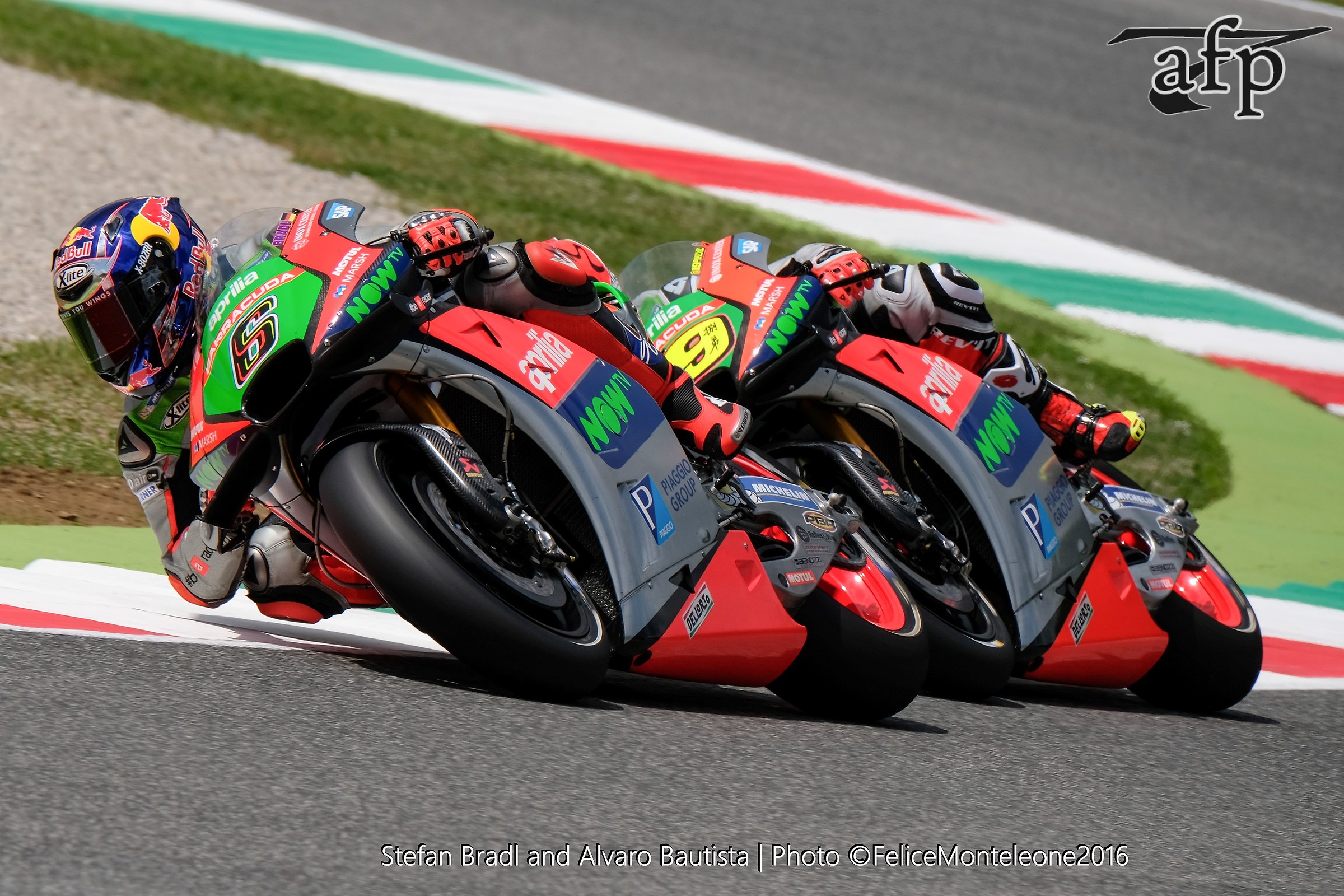 Stefan Bradl and Alvaro Bautista - Mugello 2016