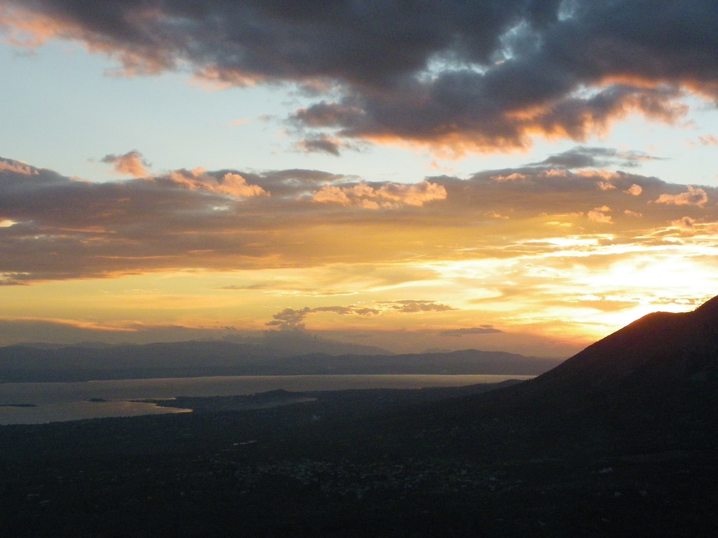 View from Euboea to Central Greece (1)