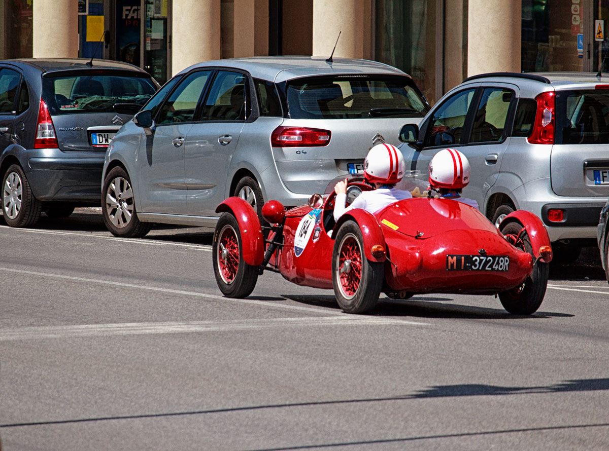 The old advancing ..