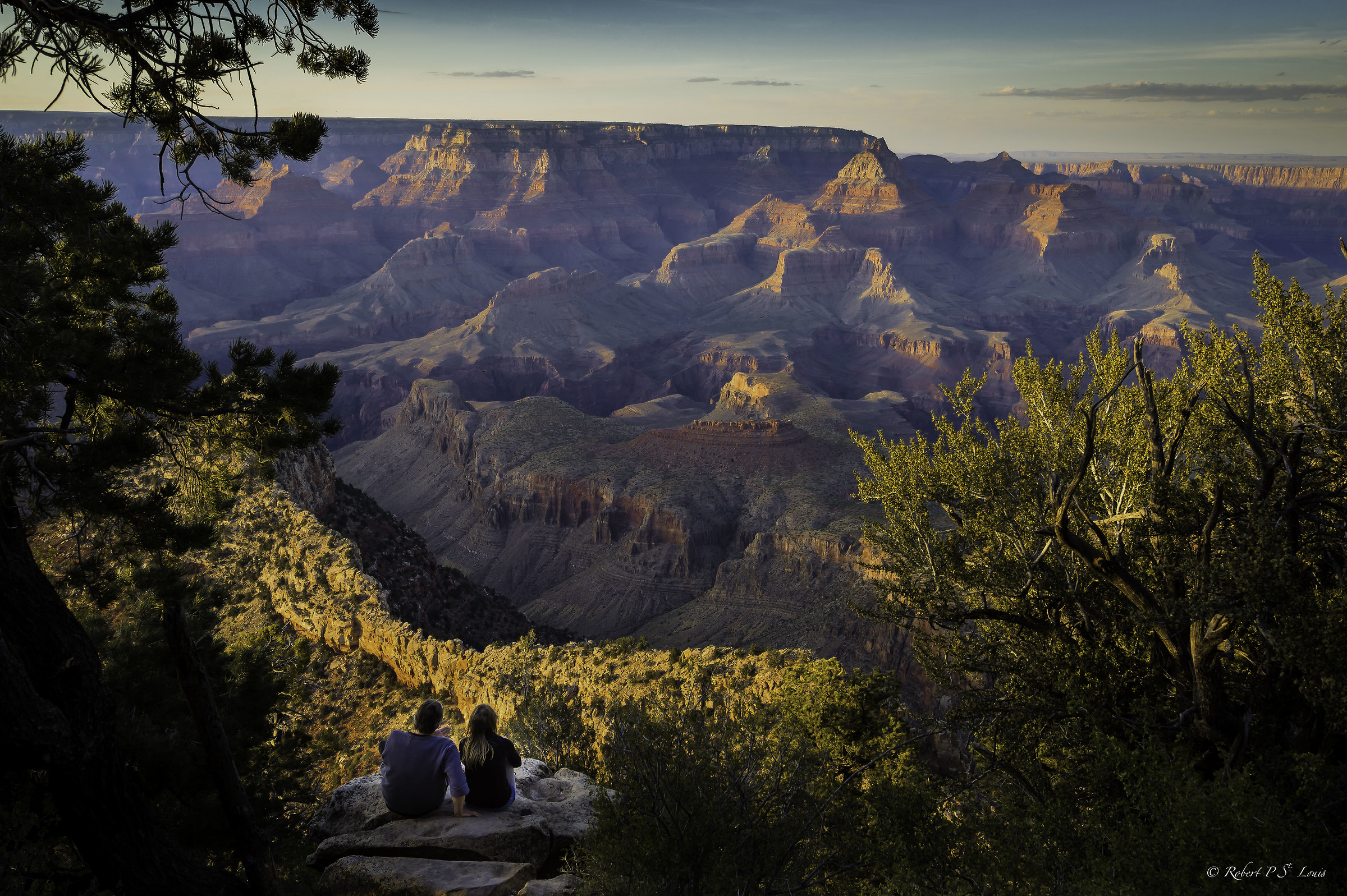 Prendendo in - Grand Canyon al crepuscolo