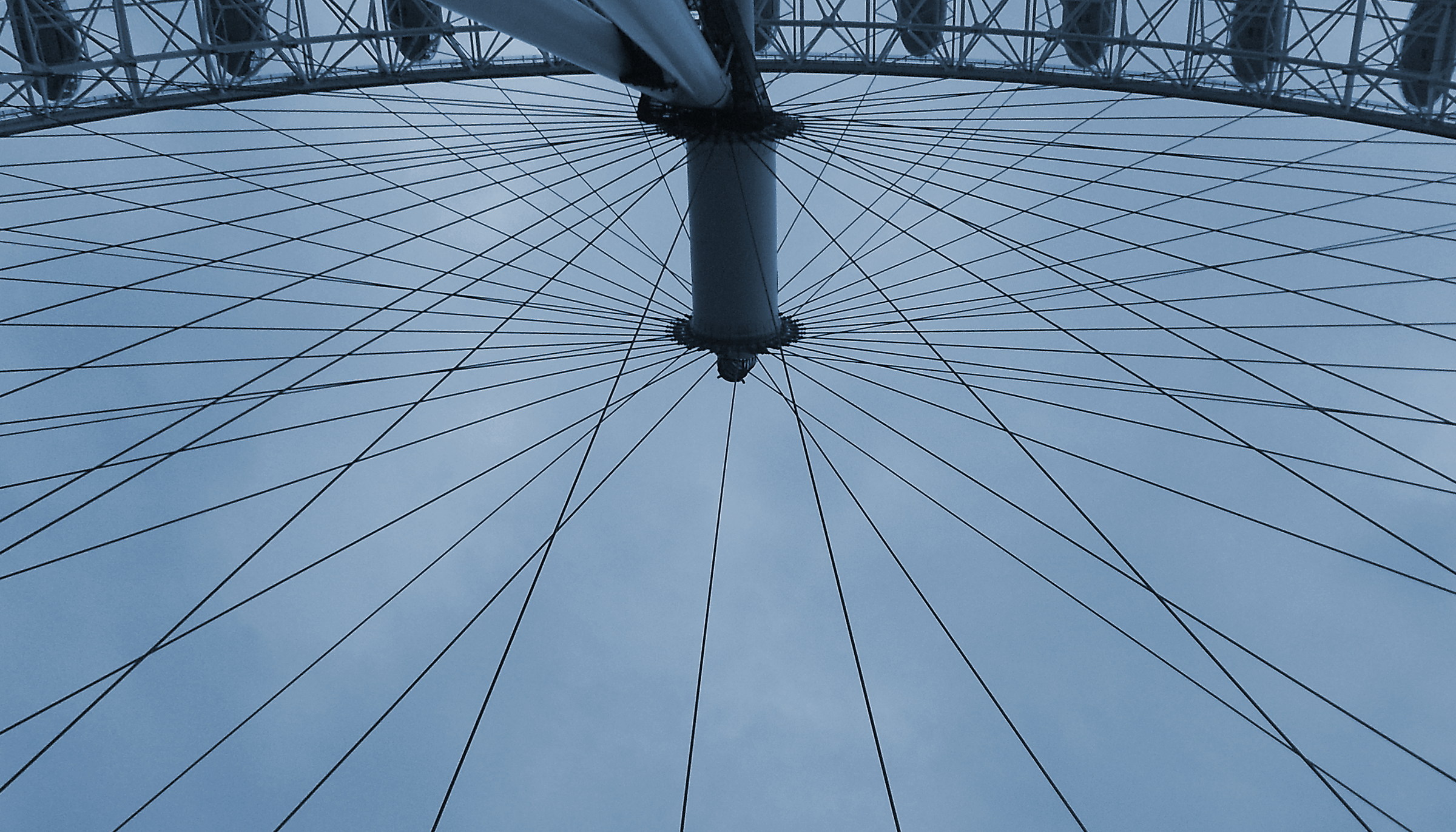 London eye - sunburst