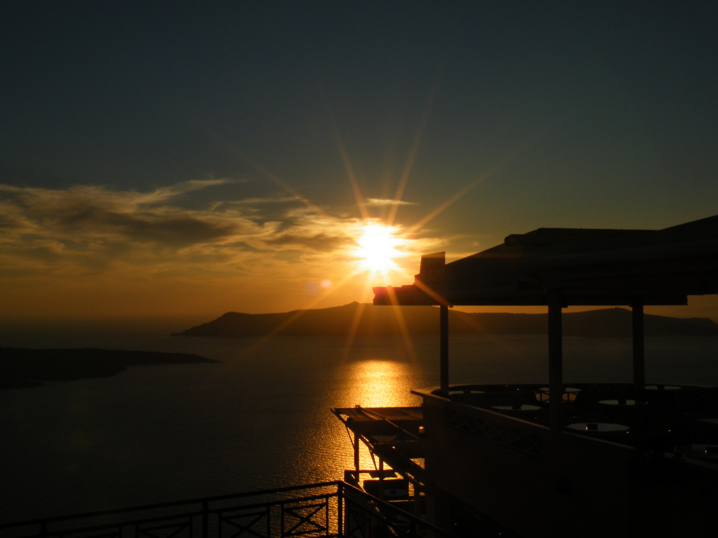 tramonto a Fira