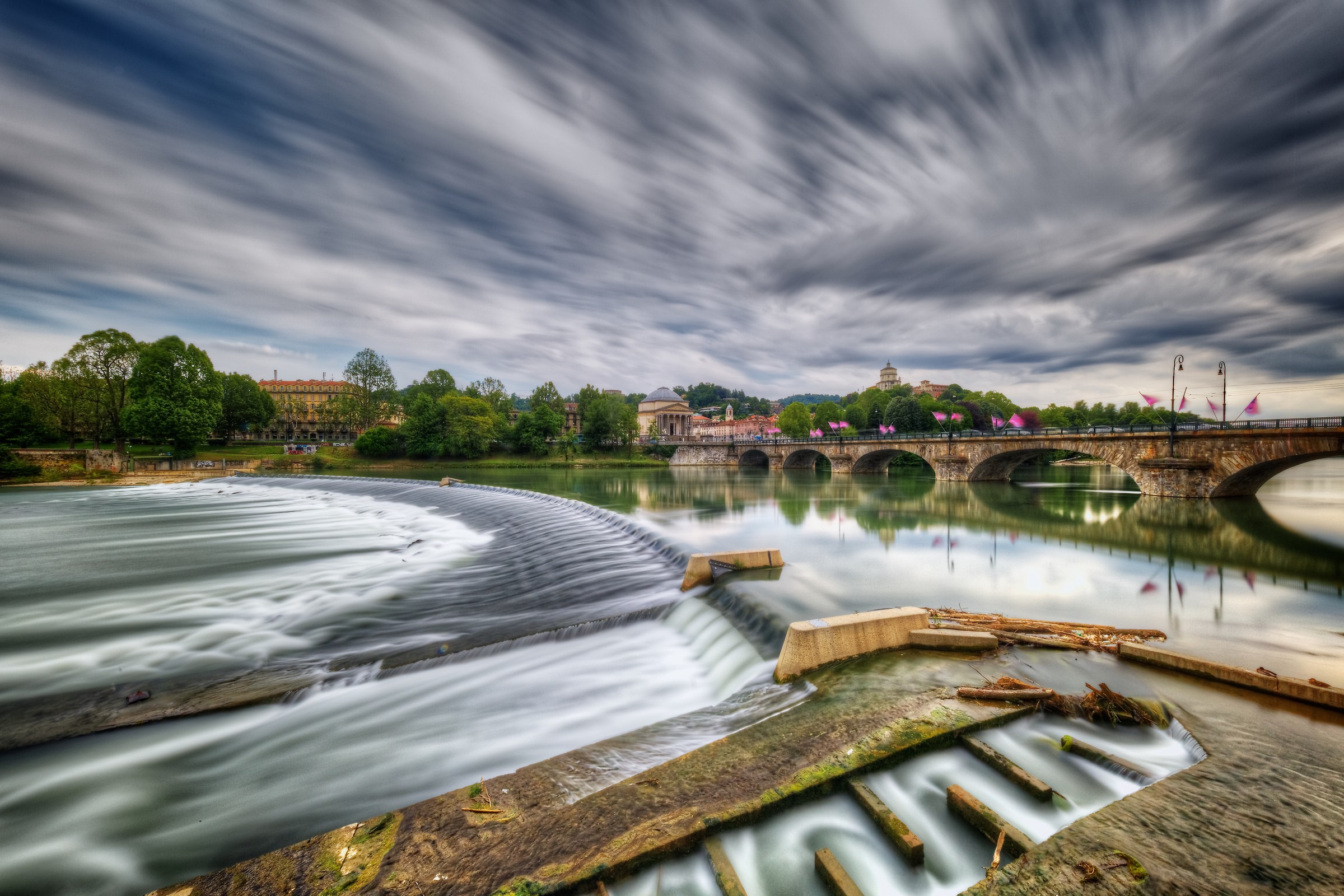 view from the Murazzi