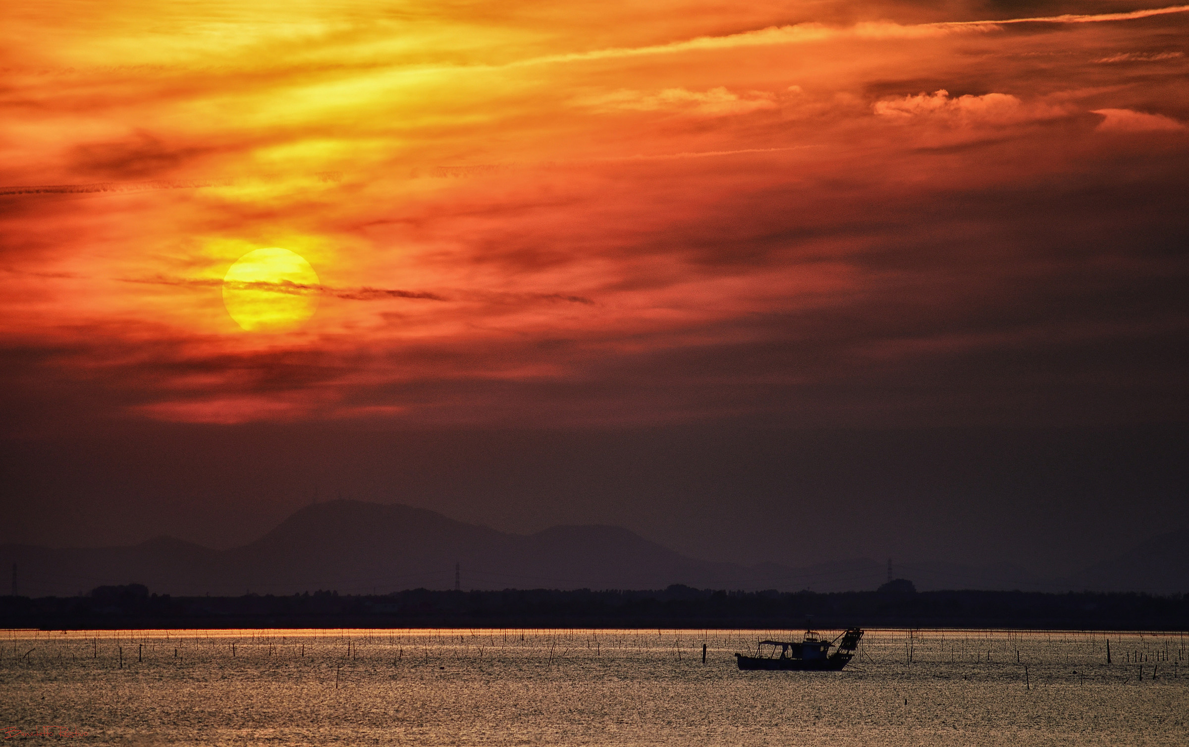 Tramonto lagunare.....