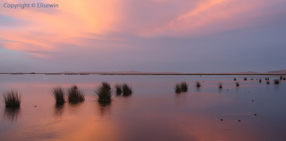 Tramonto sul Titicaca - pano