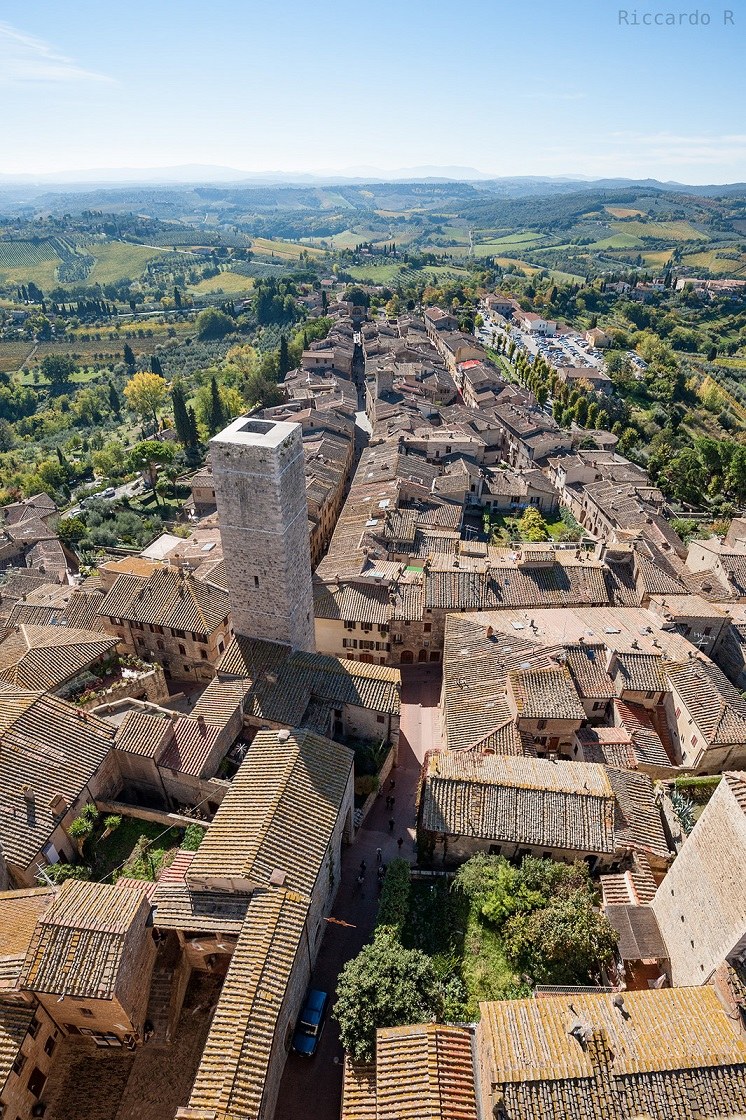 San Gimignano roof view
