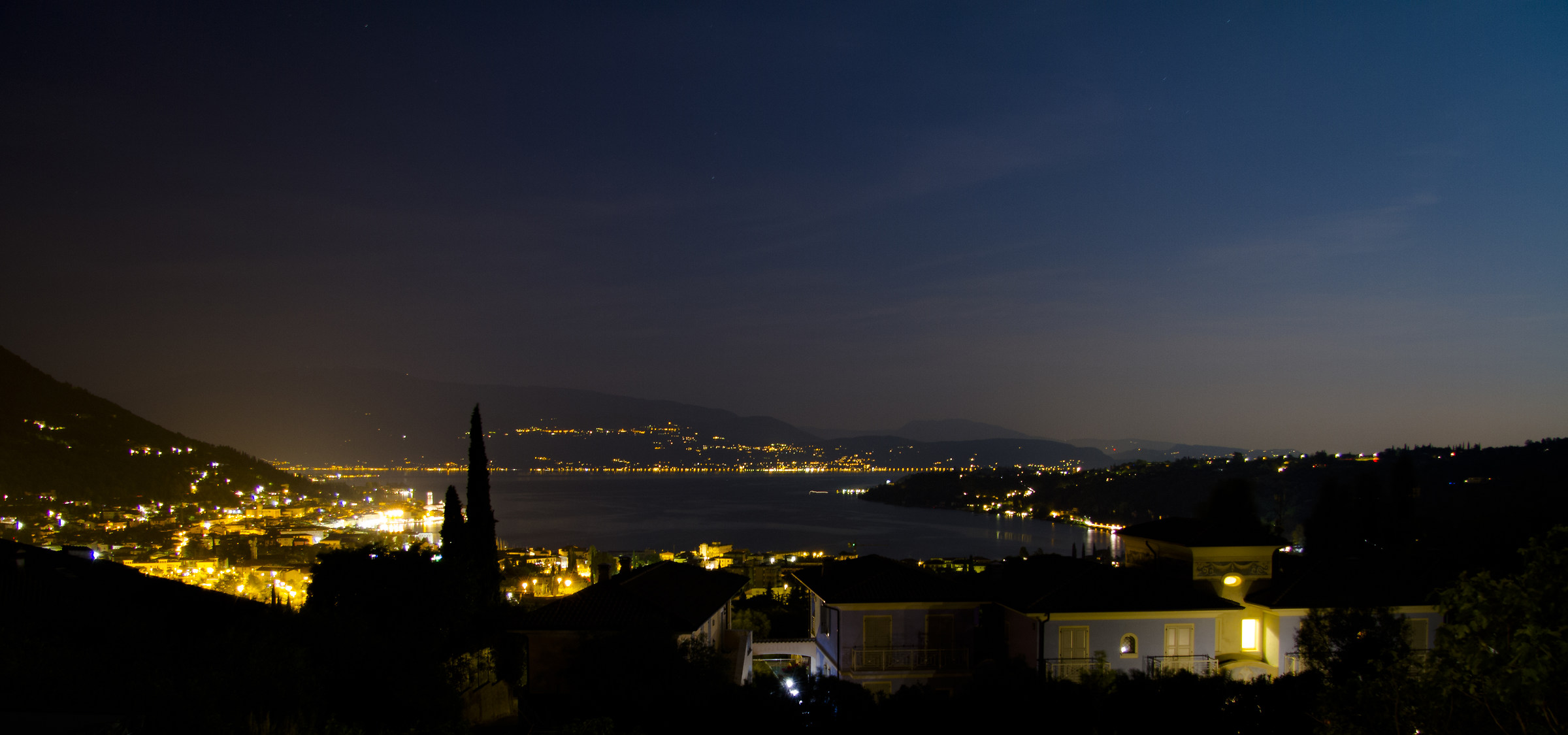 glimpse of Lake Garda