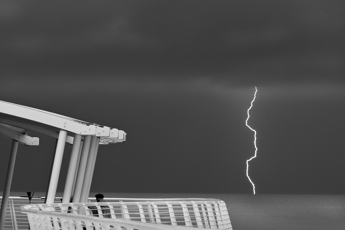 ... The pier of Lido ...