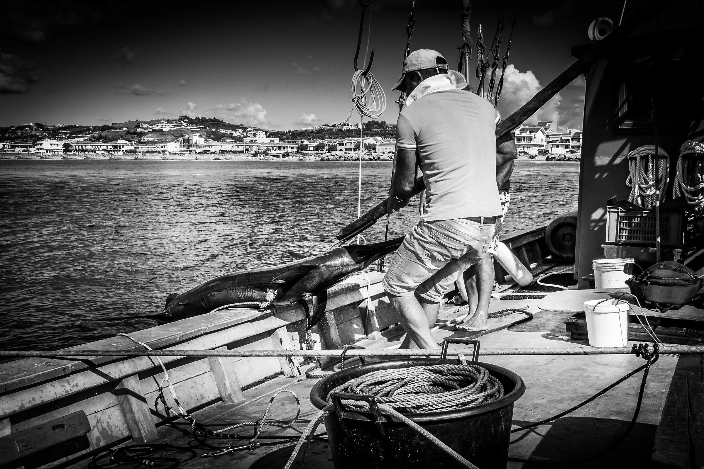 Love and Death - on a felucca on the Strait of Messina