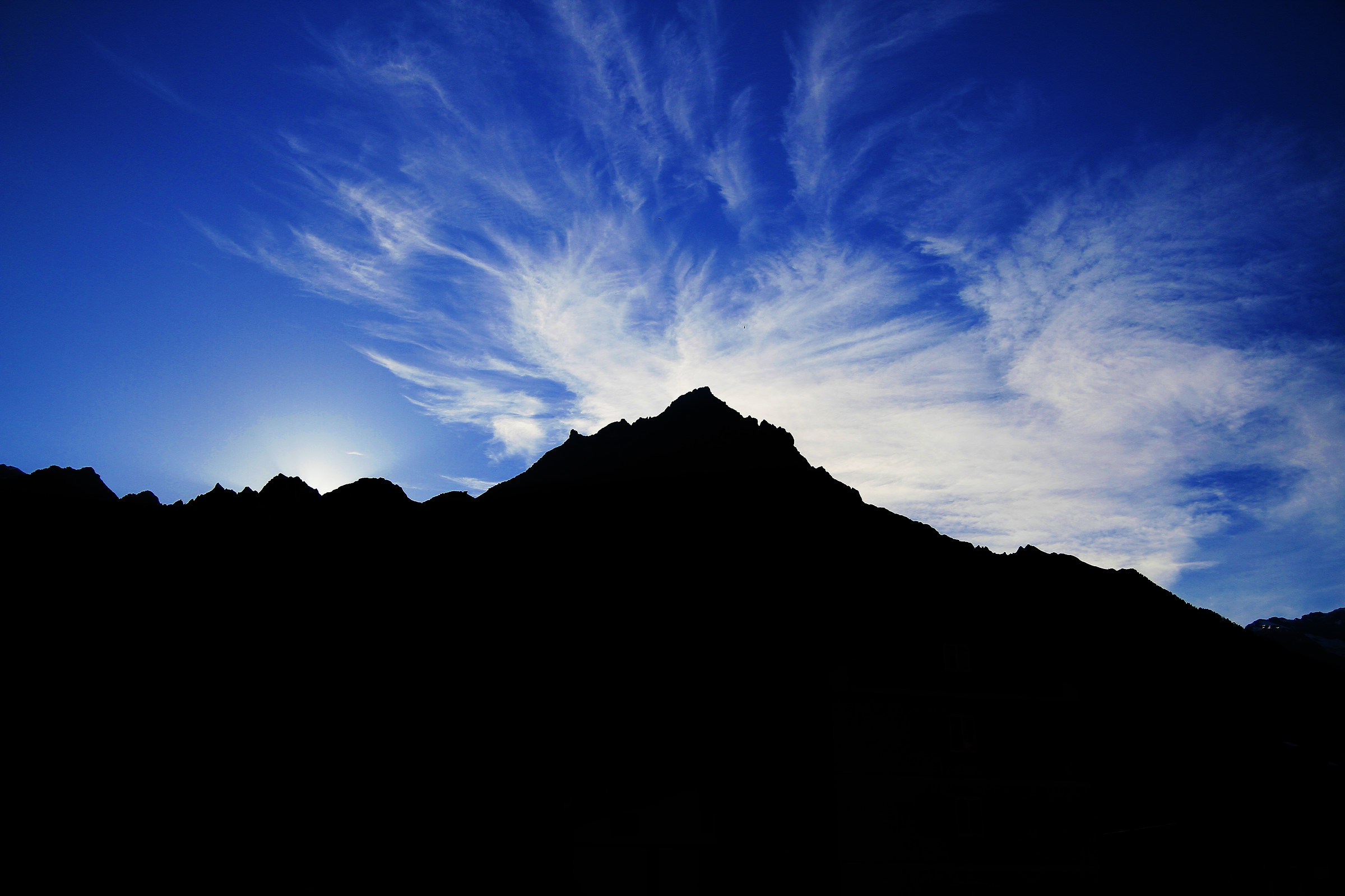 mountain silhouette