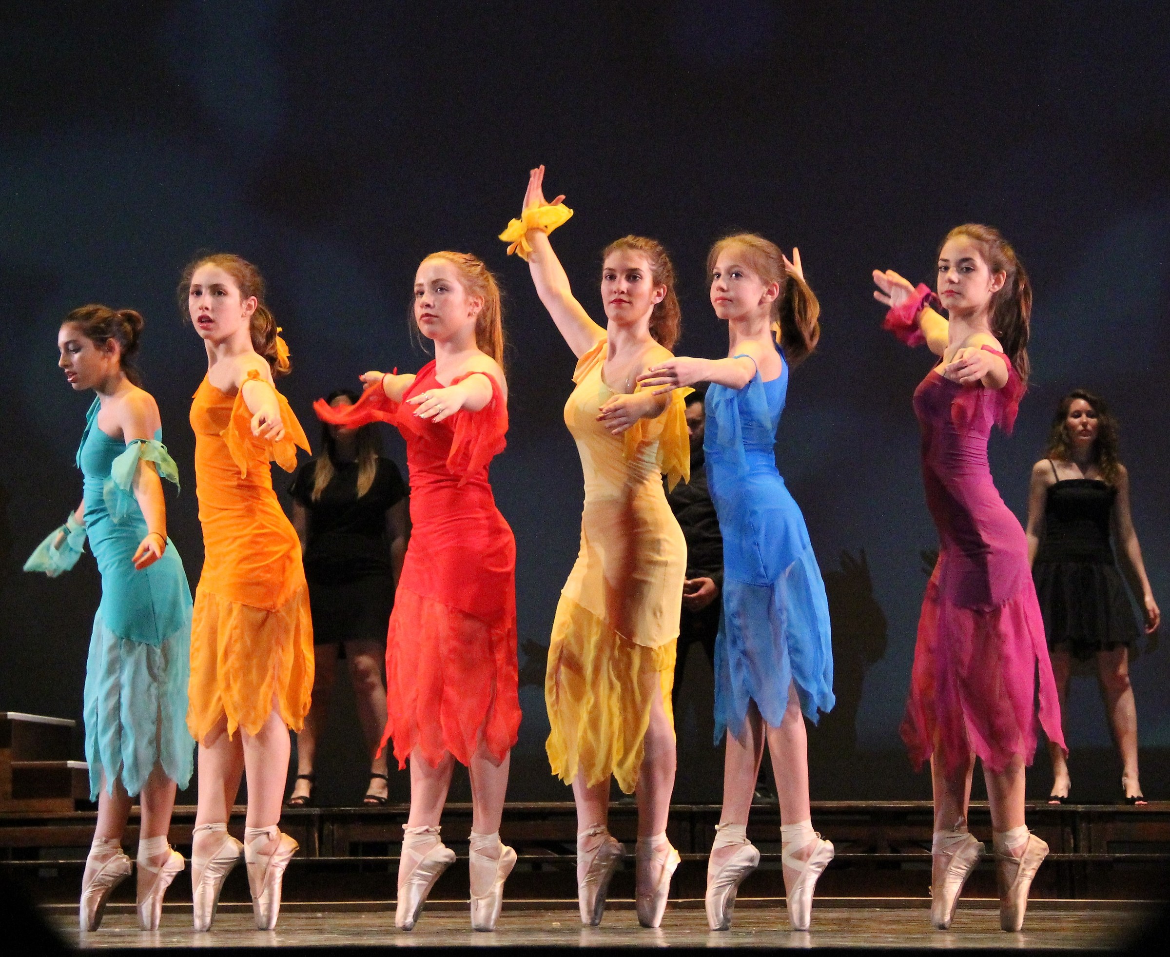 In punta di piedi.....