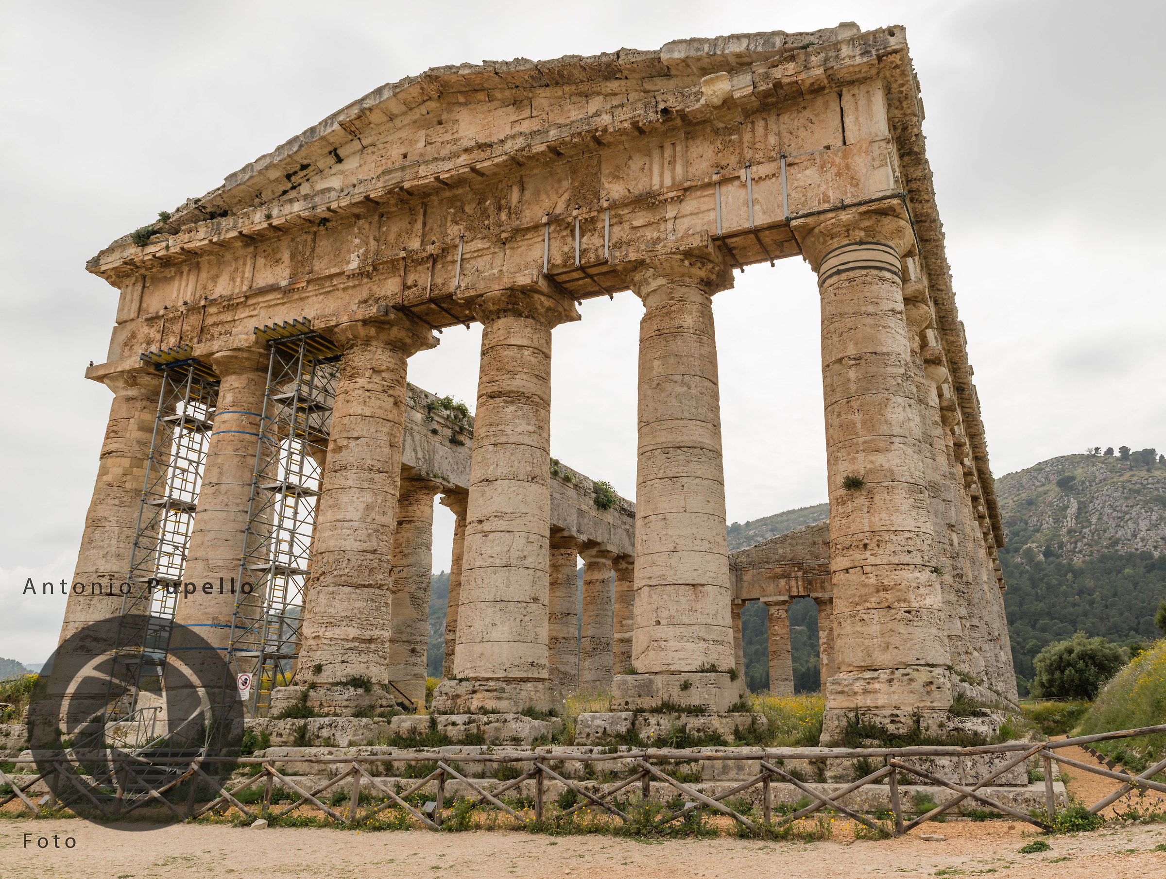 Il tempio presso area archeologica Segesta