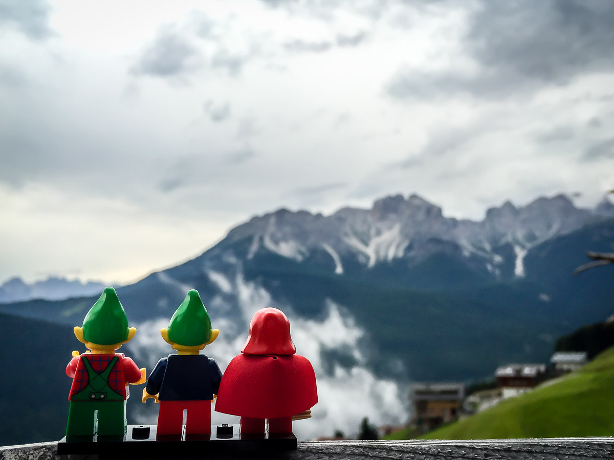 ammirando le montagne