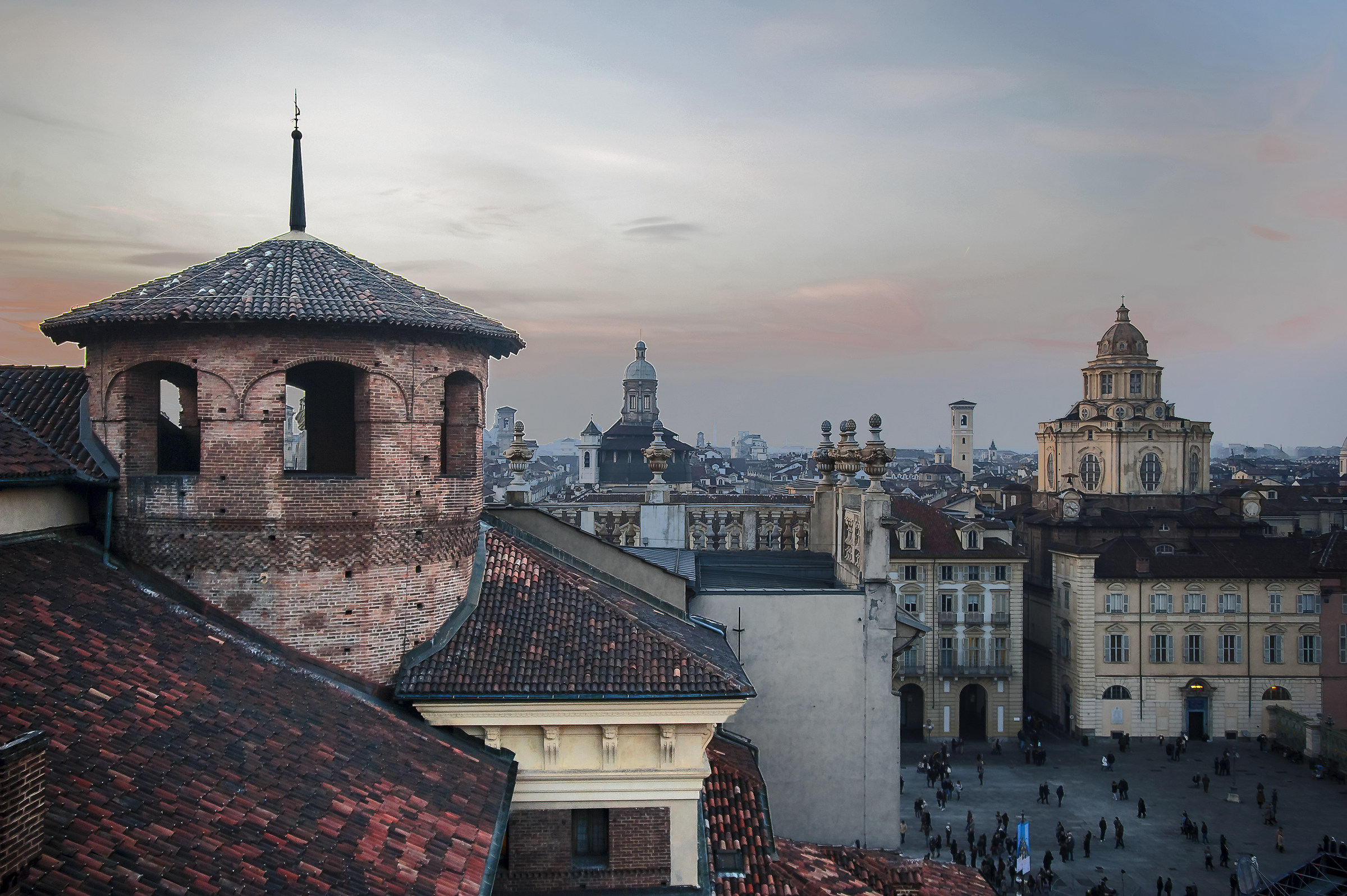 panoramic view from Palazzo Medama