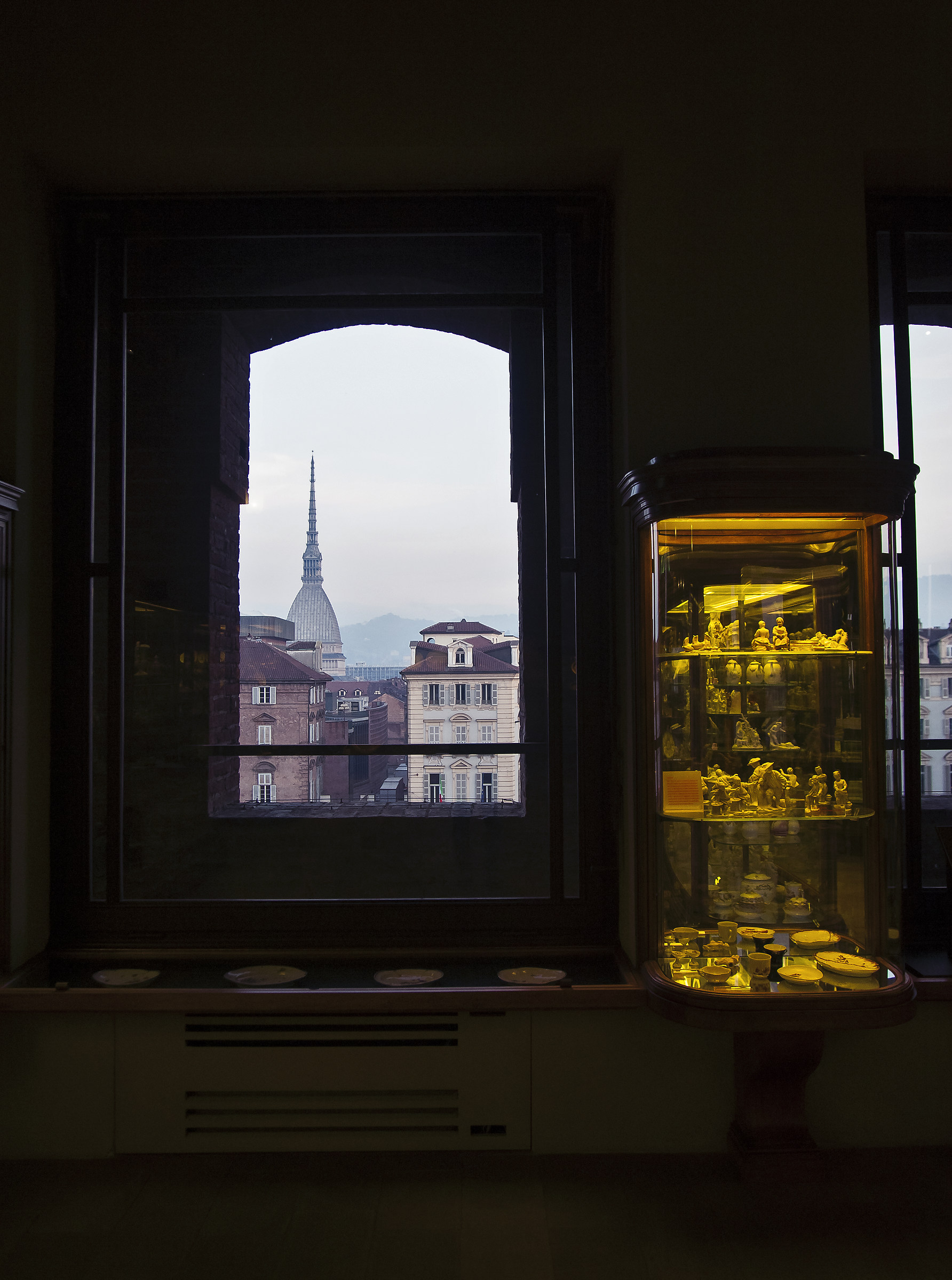 window overlooking the Mole Antonelliana