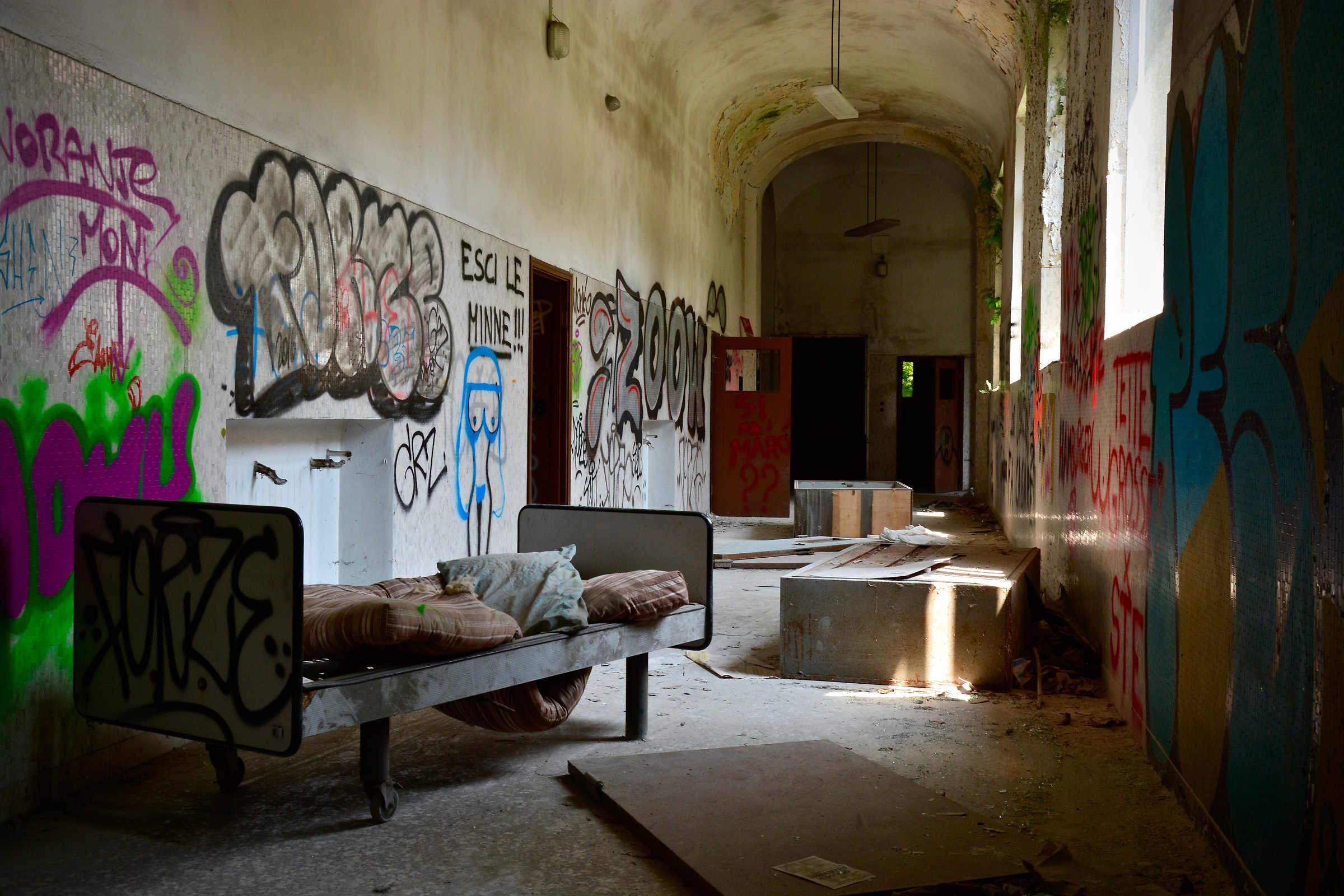 Tonight you sleep in the hallway