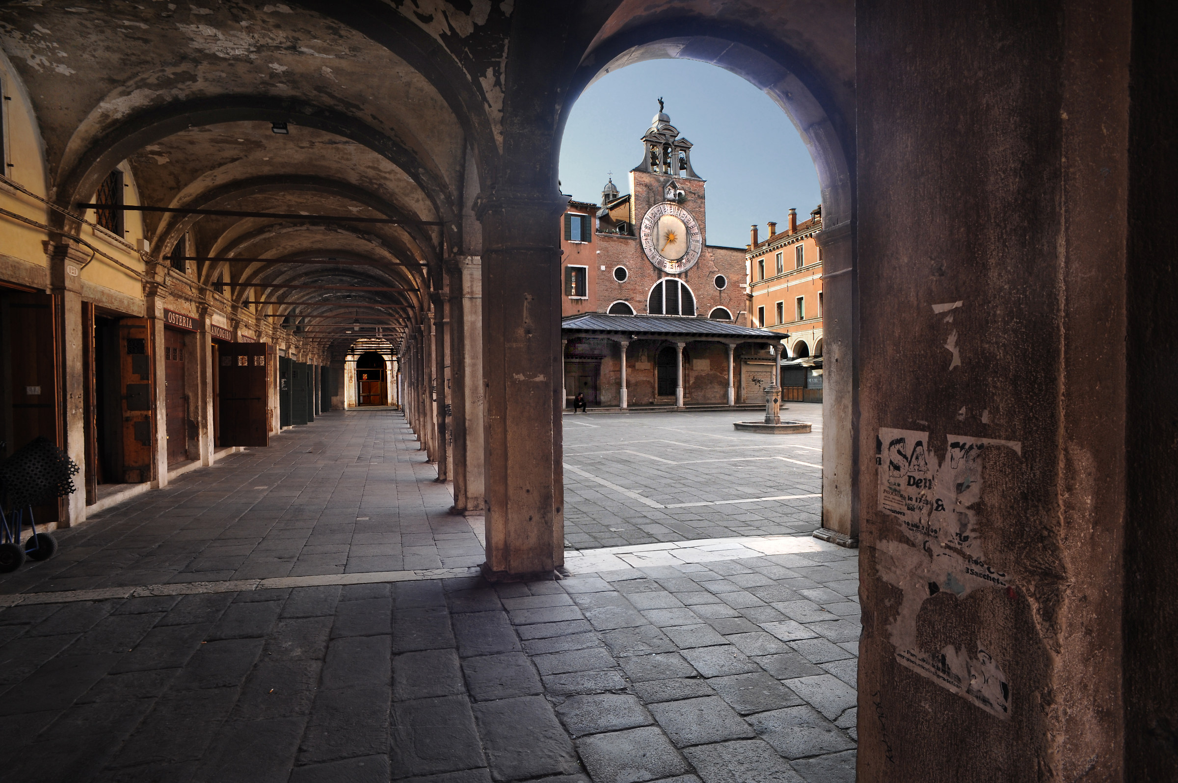 Arcades in Venice