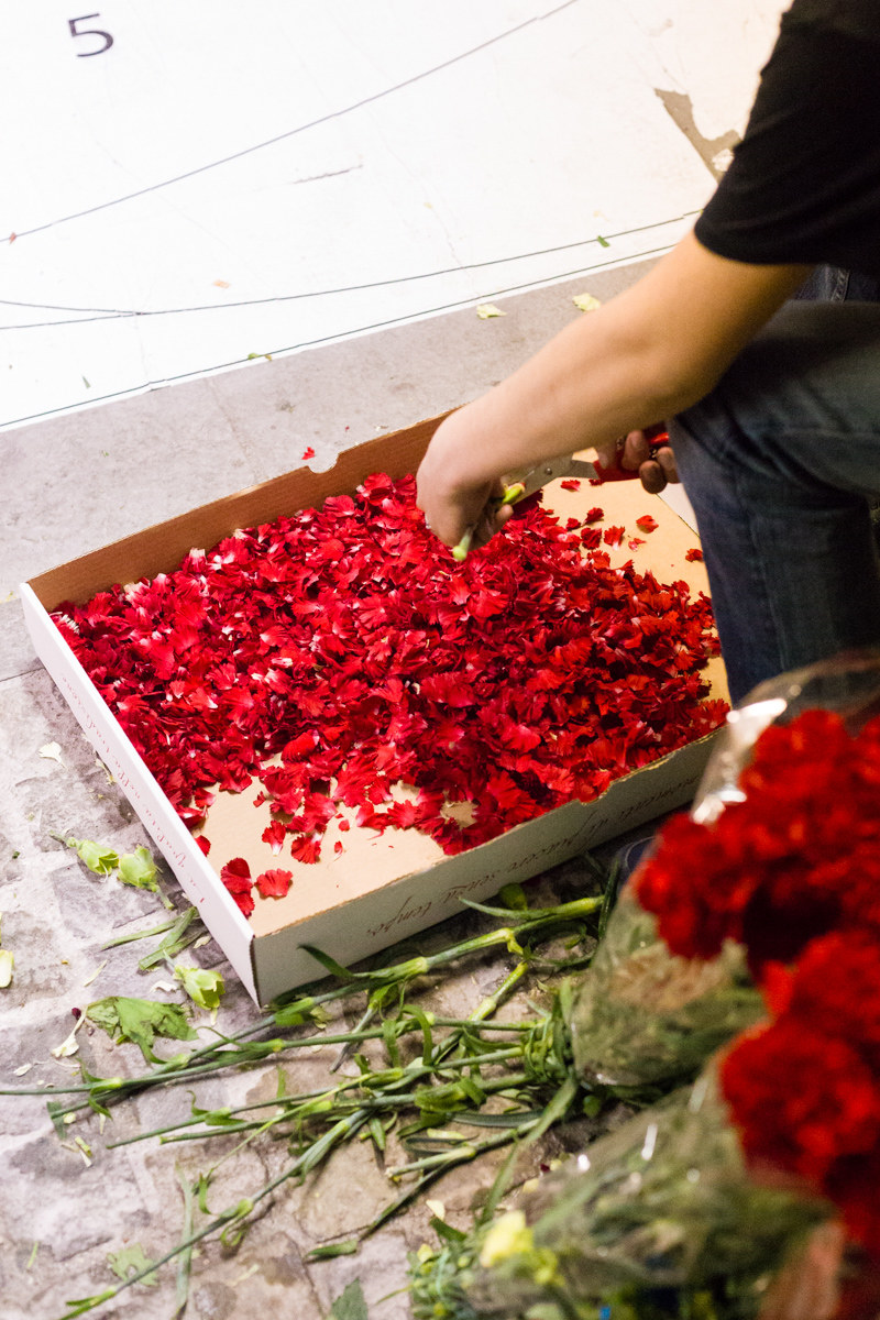Spello, adorned with flowers