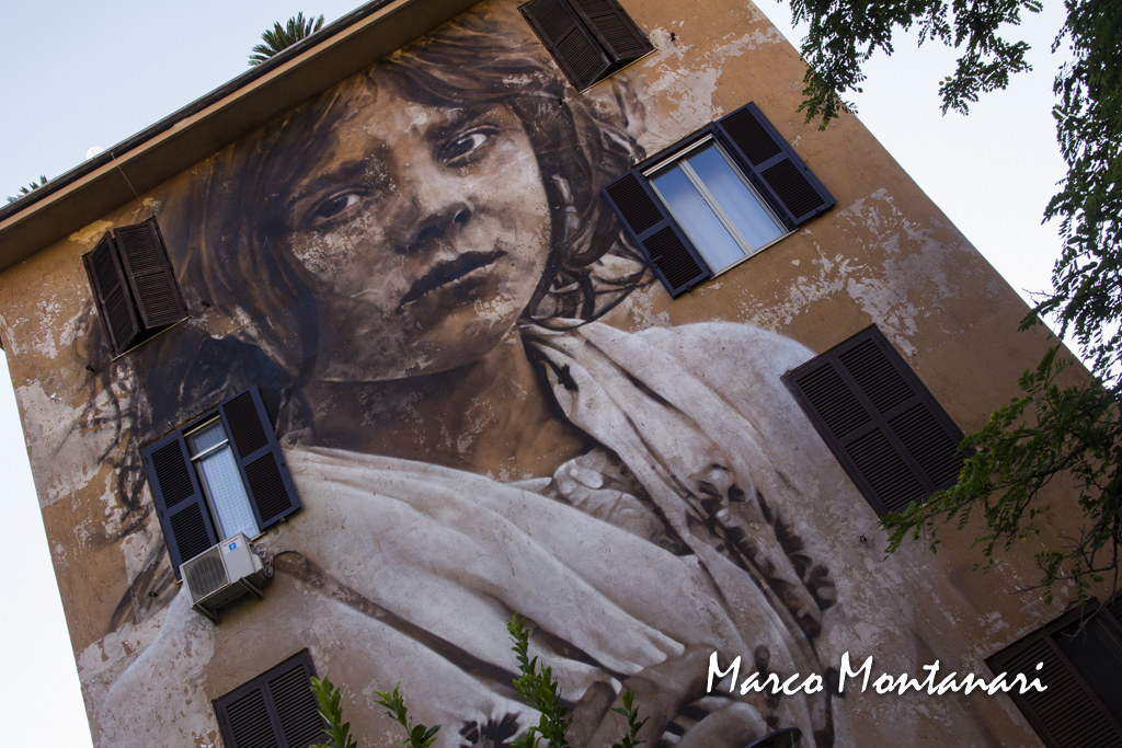 Street art Tor Marancia Rome