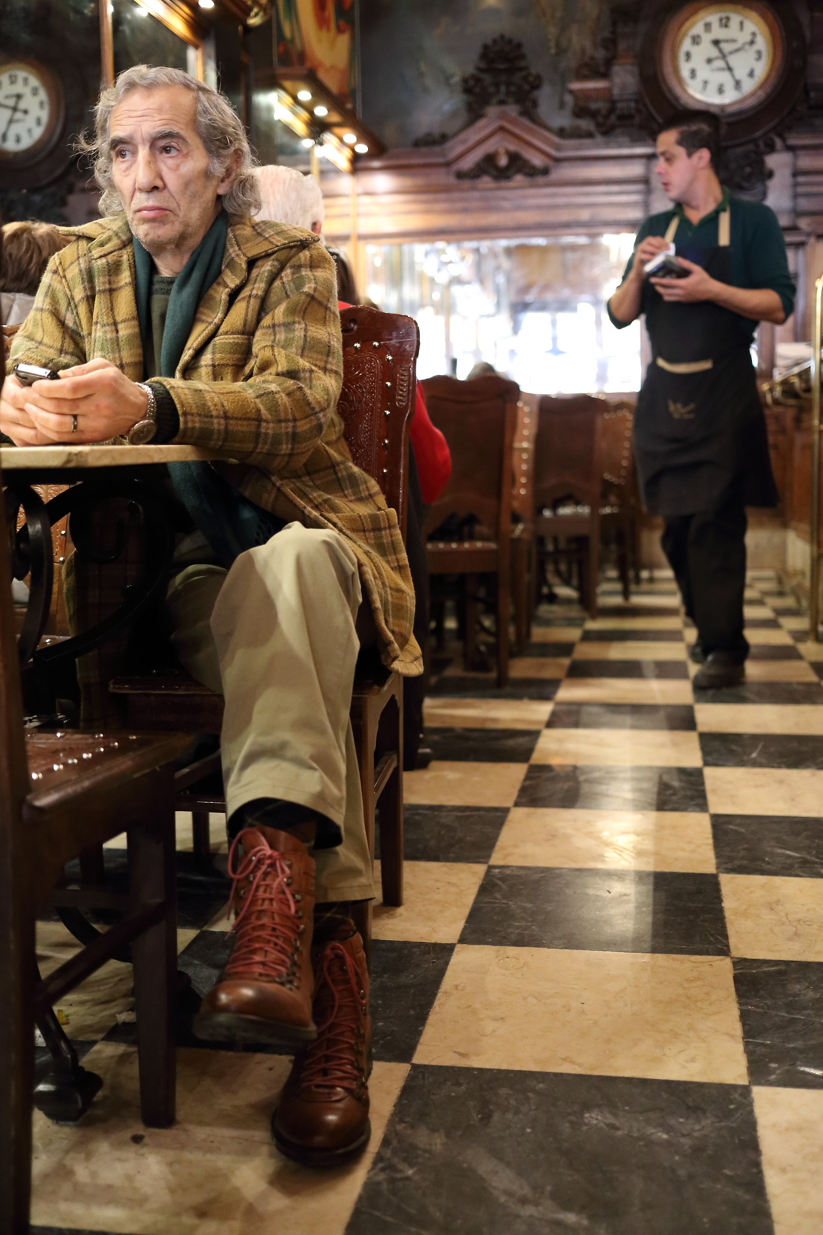 Waiting for something