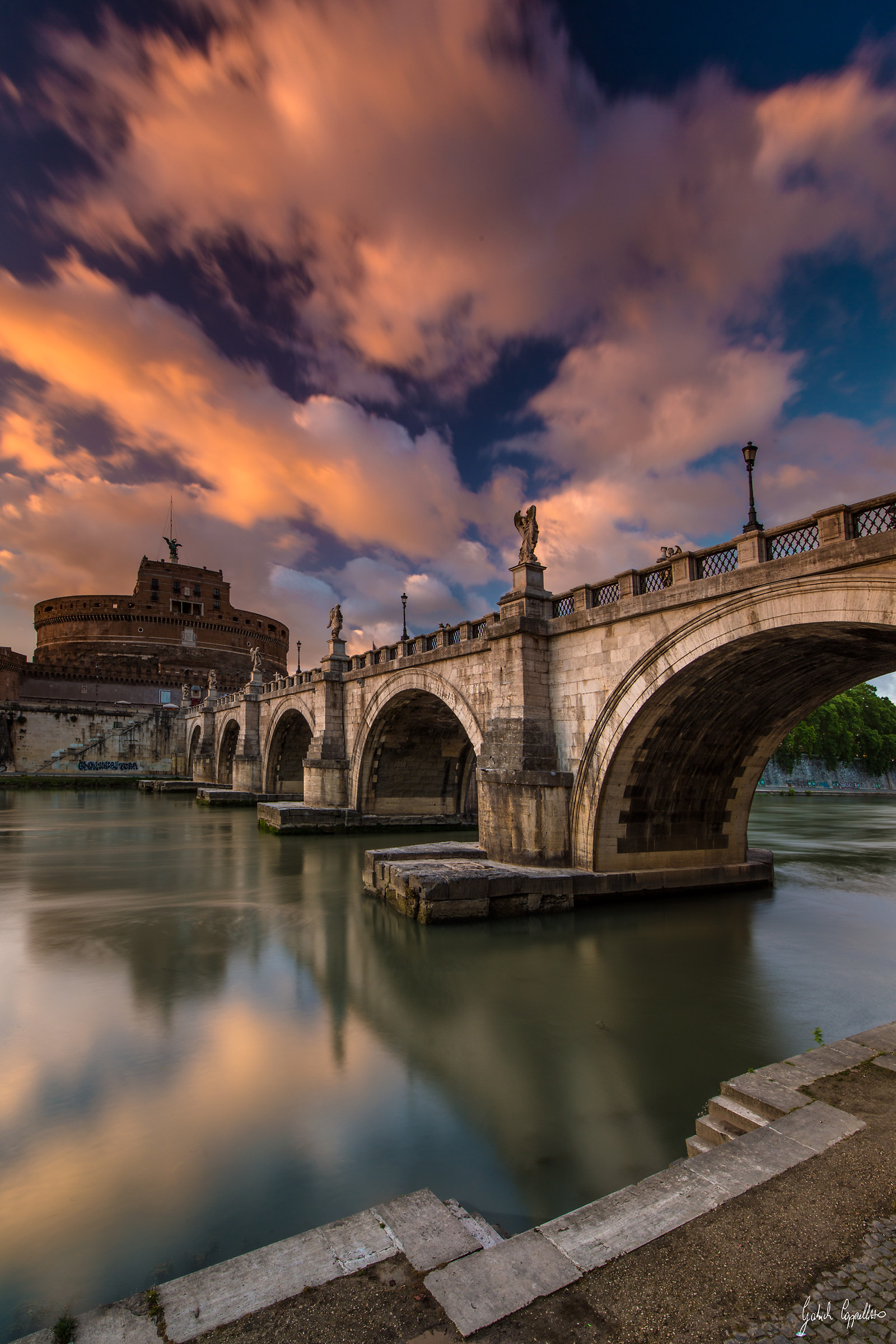 Sunset on Rome