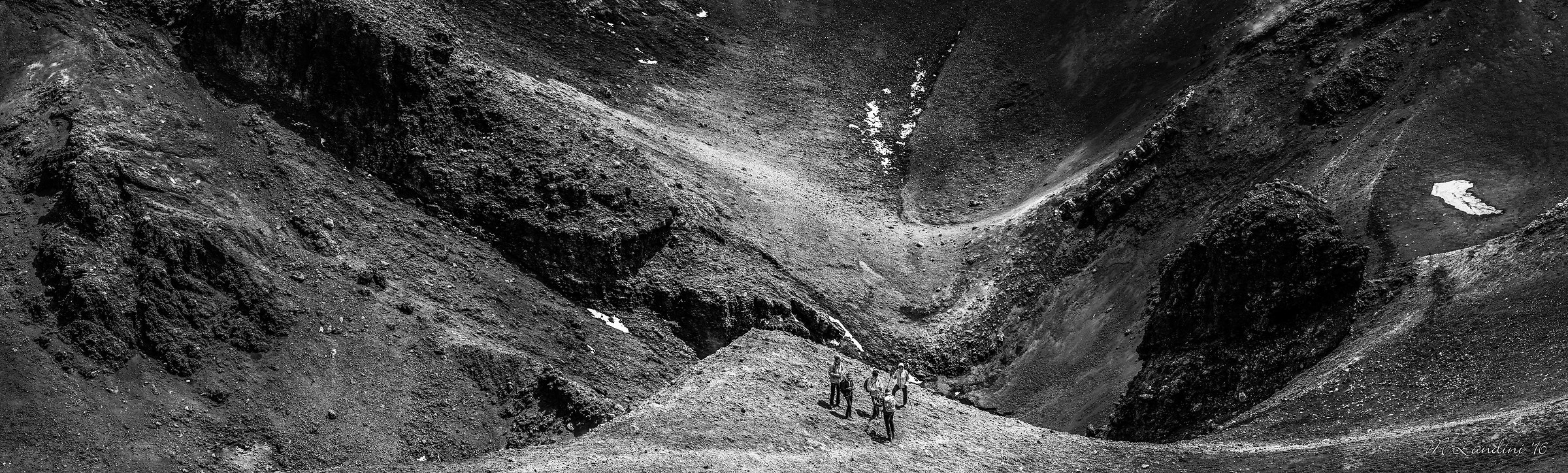 Sulla bocca del cratere