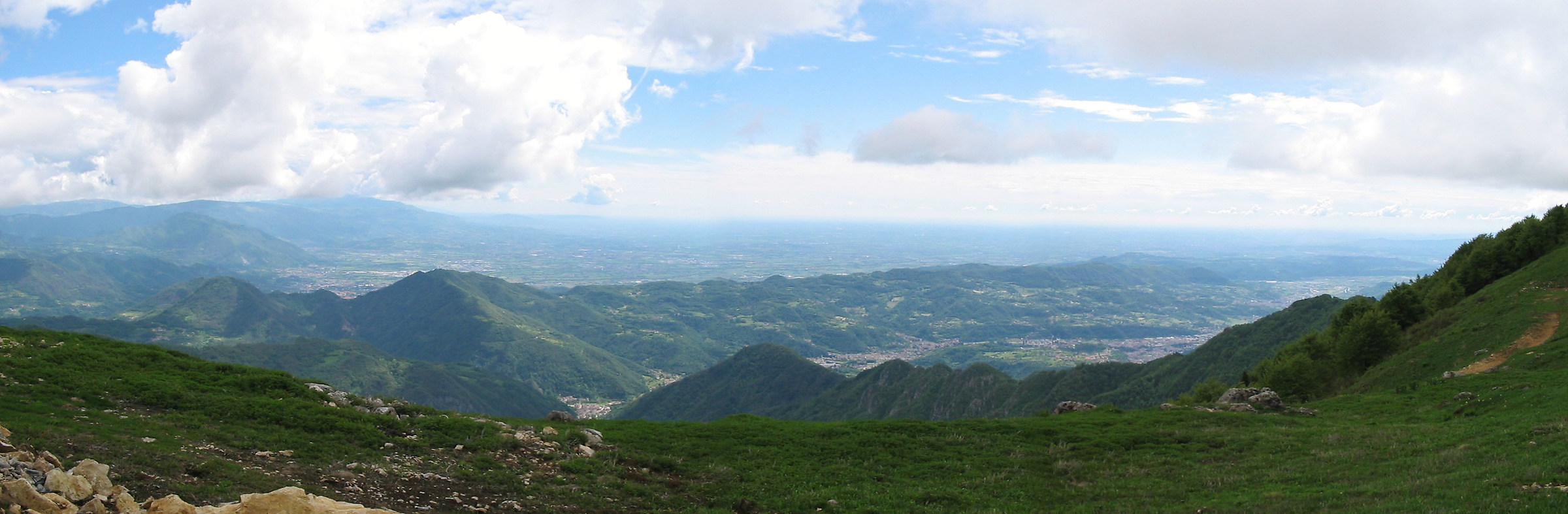 Hills and plains from Vicenza Montefalcone (Recoaro)