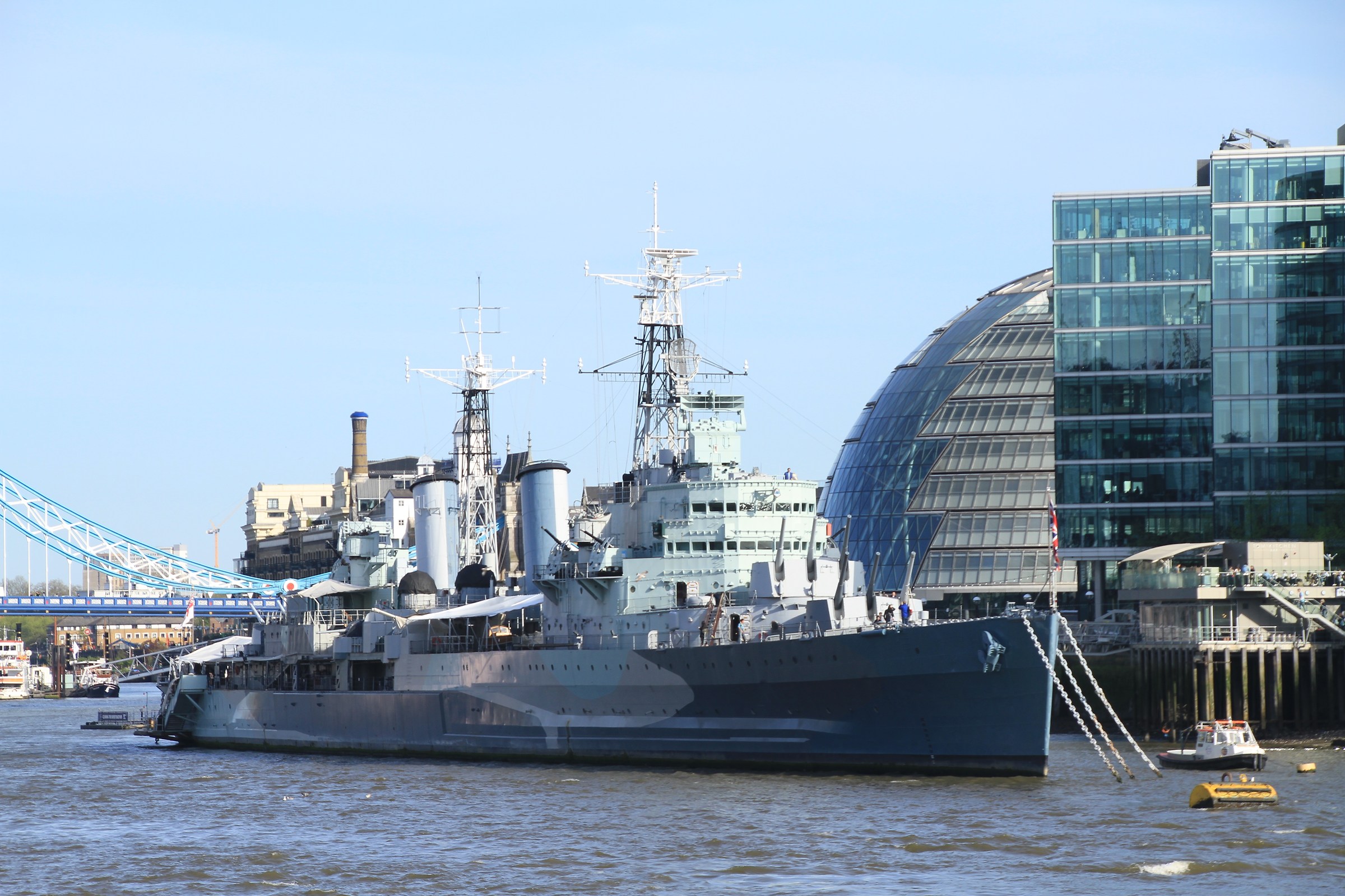 HMS Belfast - Overall view