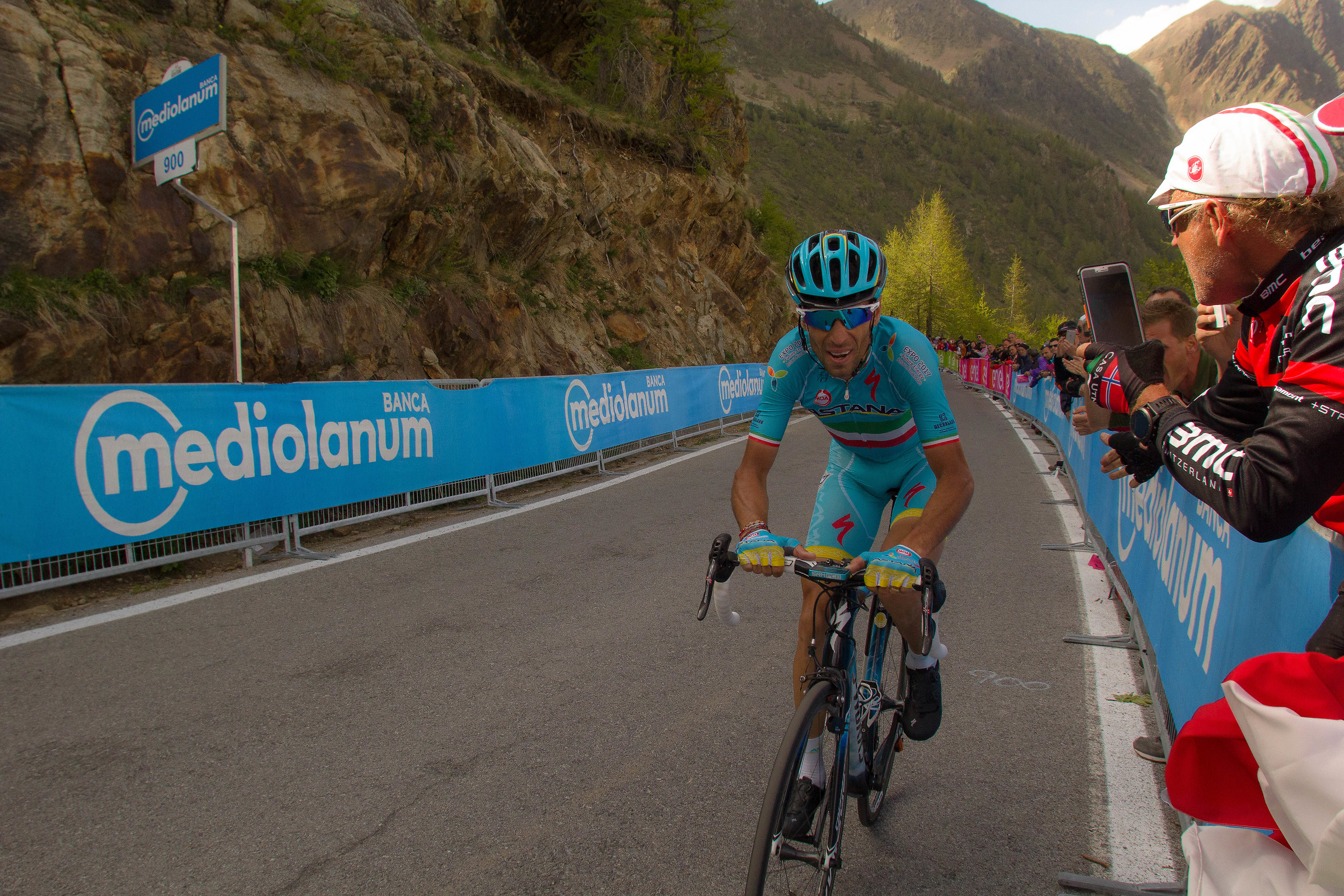 Lo Squalo Nibali a Sant'anna di Vinadio