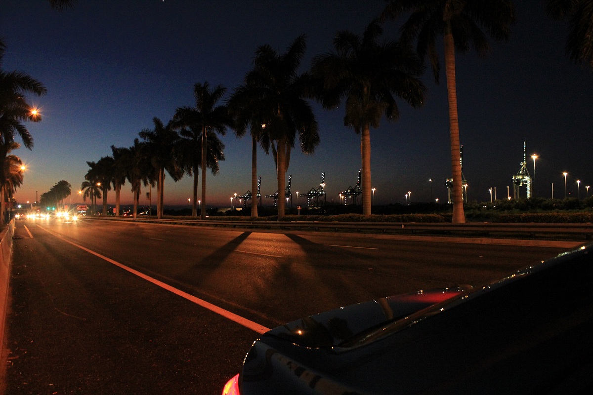 miami by night