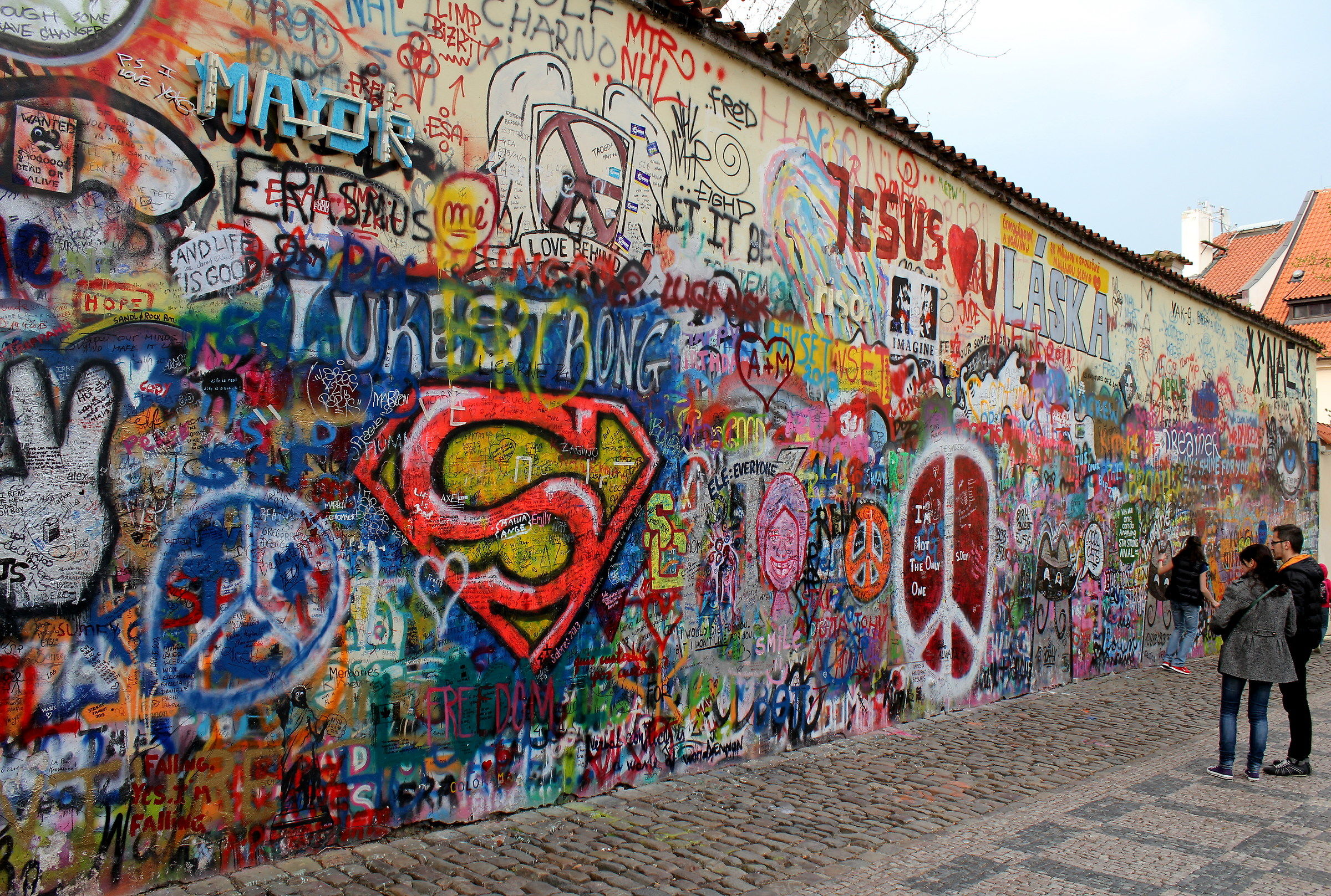 Prague-wall John Lennon