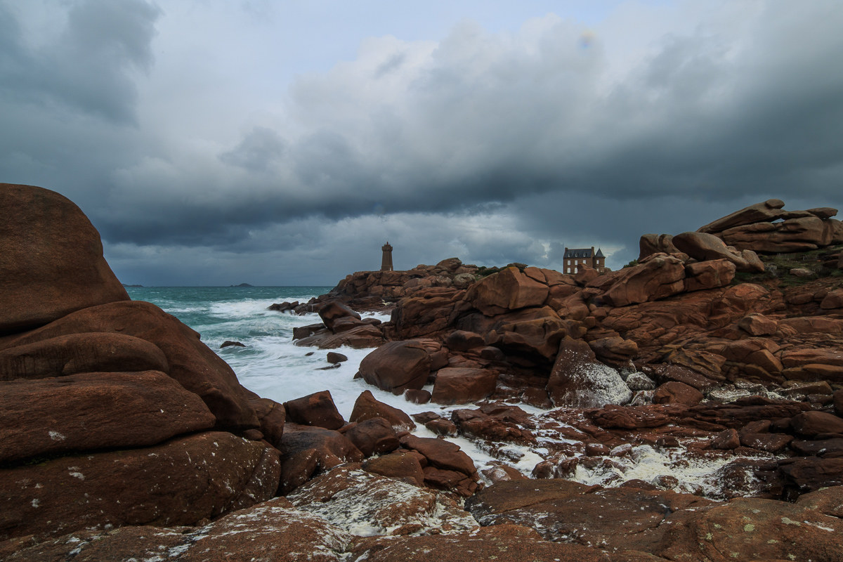 Bretagna, spiaggia di granito rosa