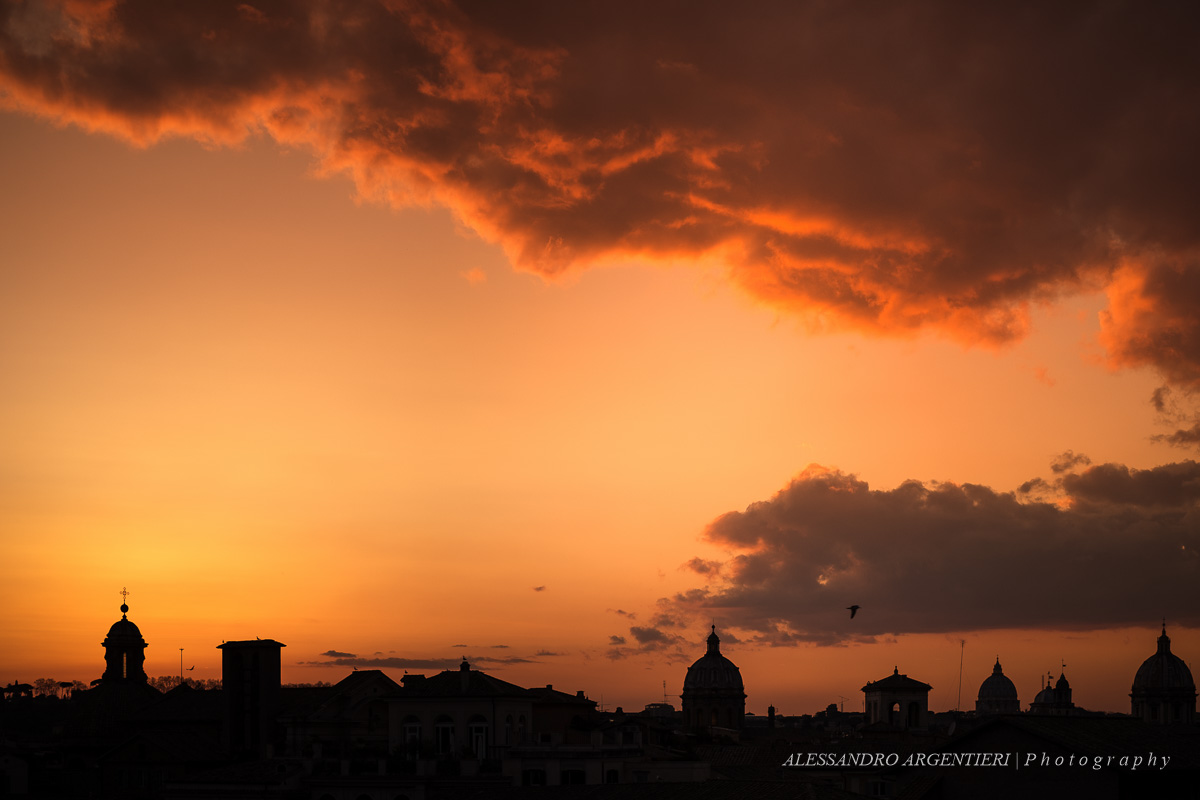 Tramonto su Roma