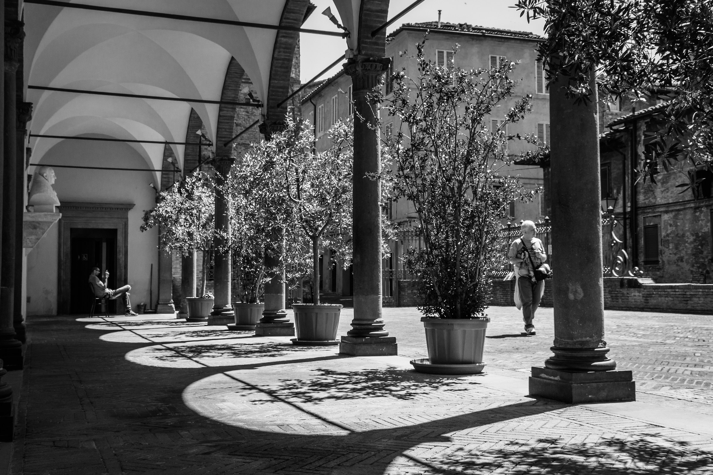 Between light and shadow (Sanctuary of St. Catherine in Sien...