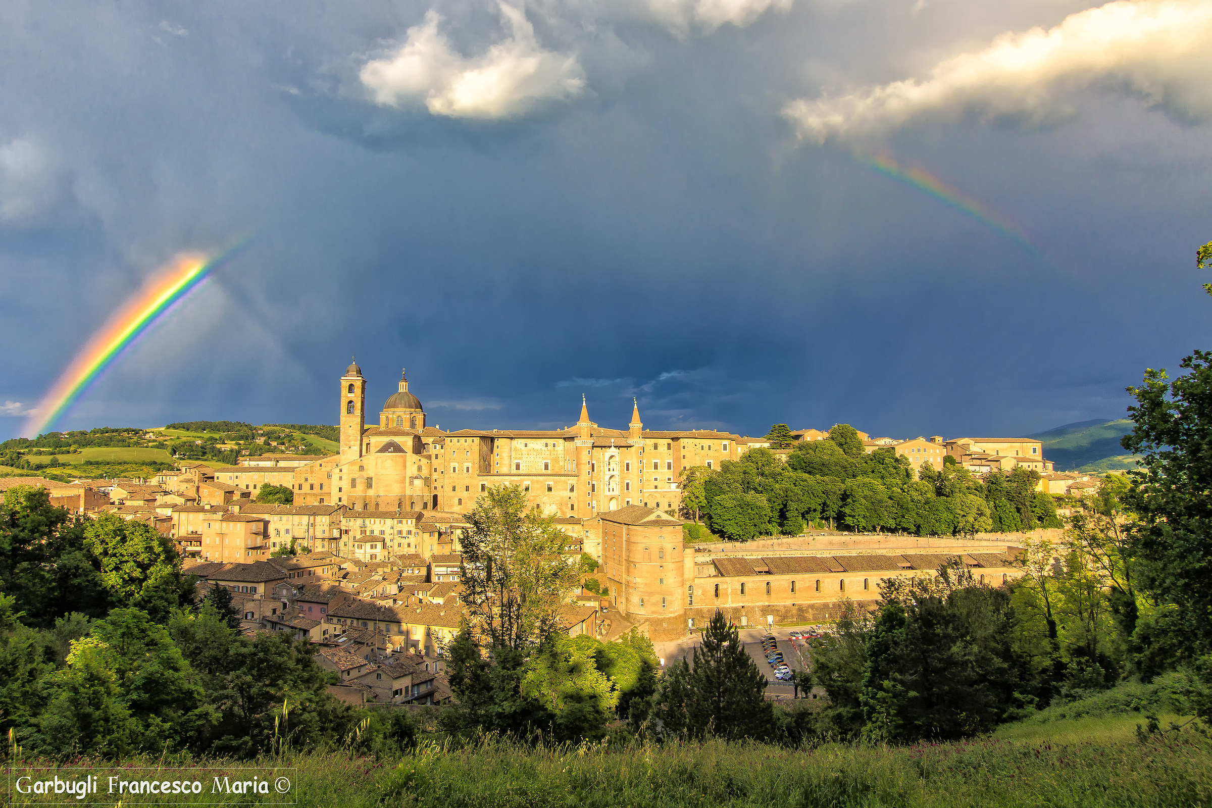 The rainbow of Urbino