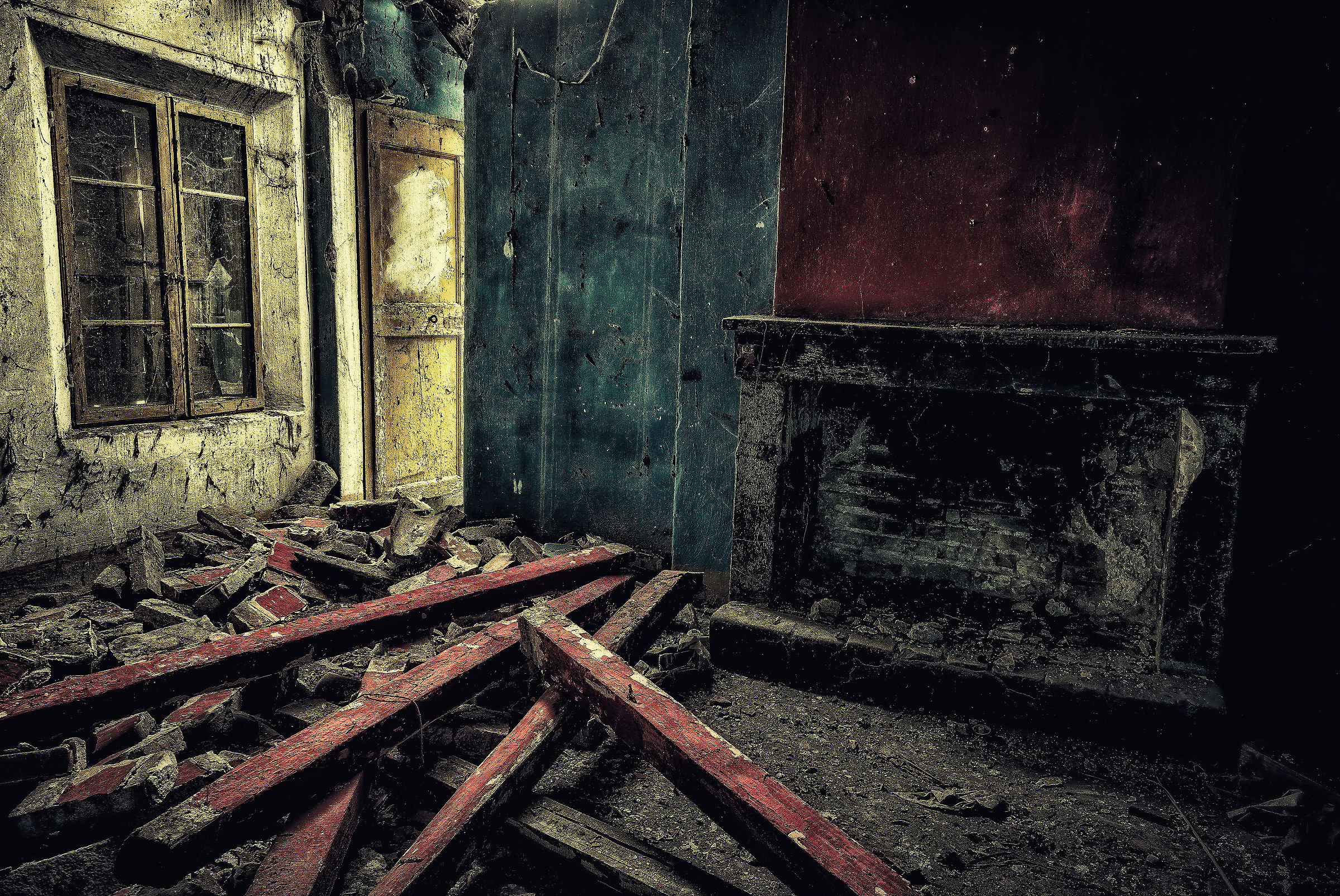 Castello inviolabile...i segni del terremoto