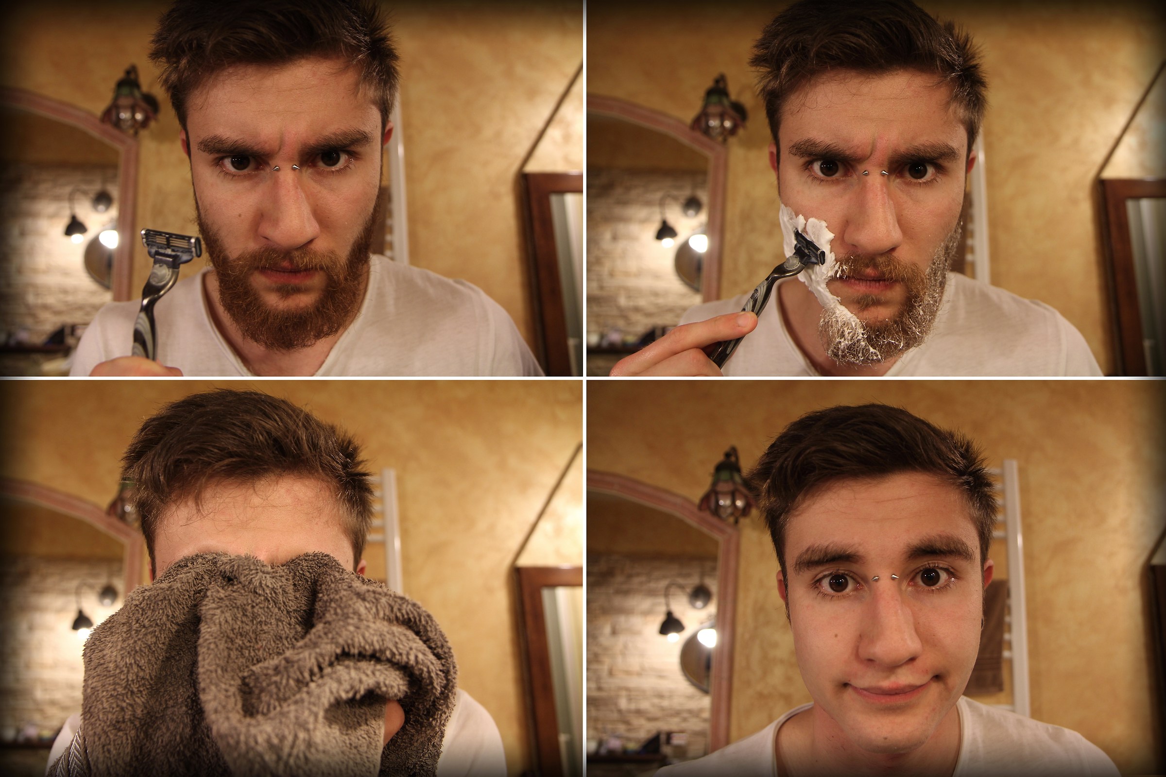 Quando ti fai la barba...