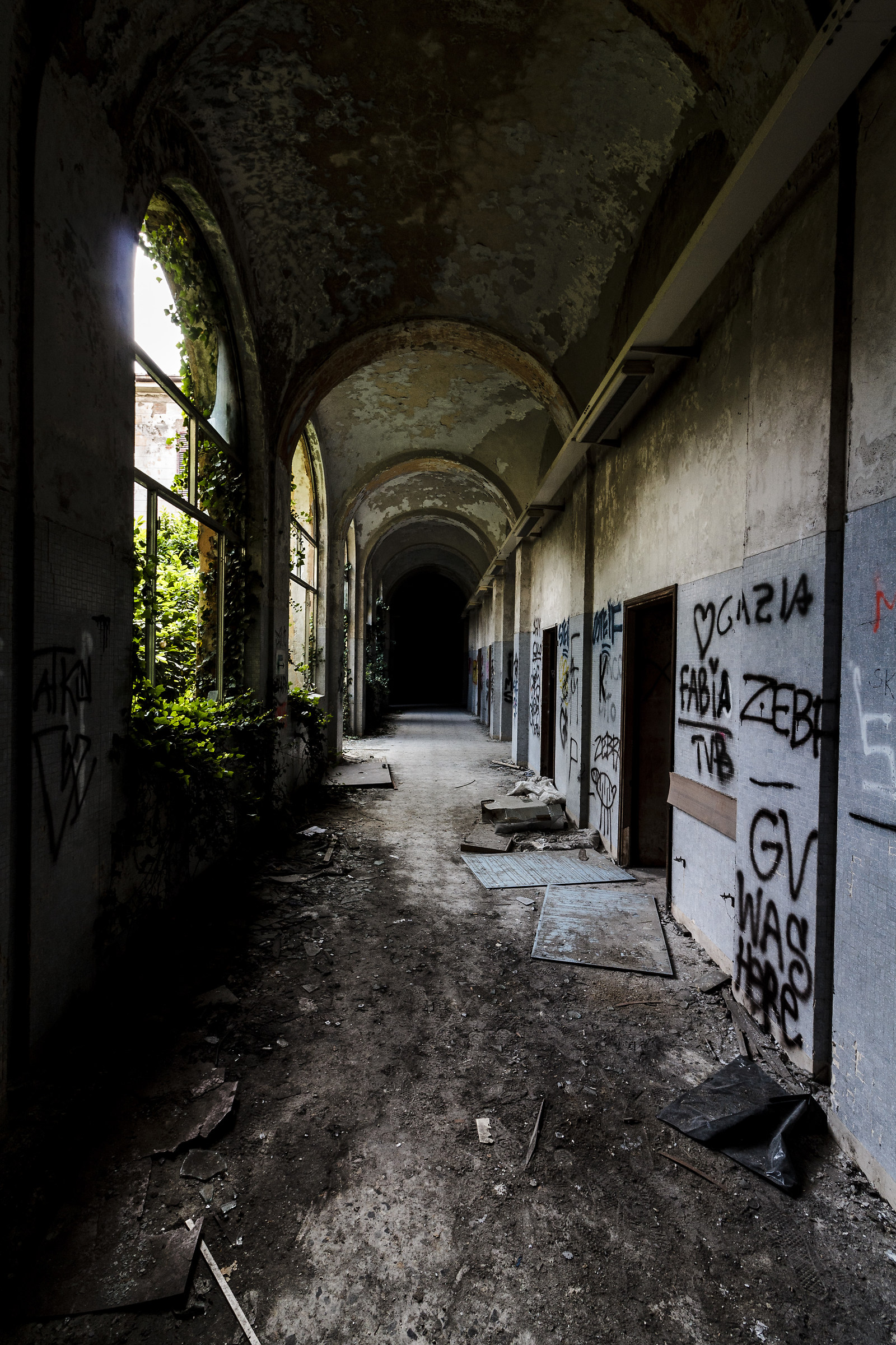 Mombello Manicomio Corridor