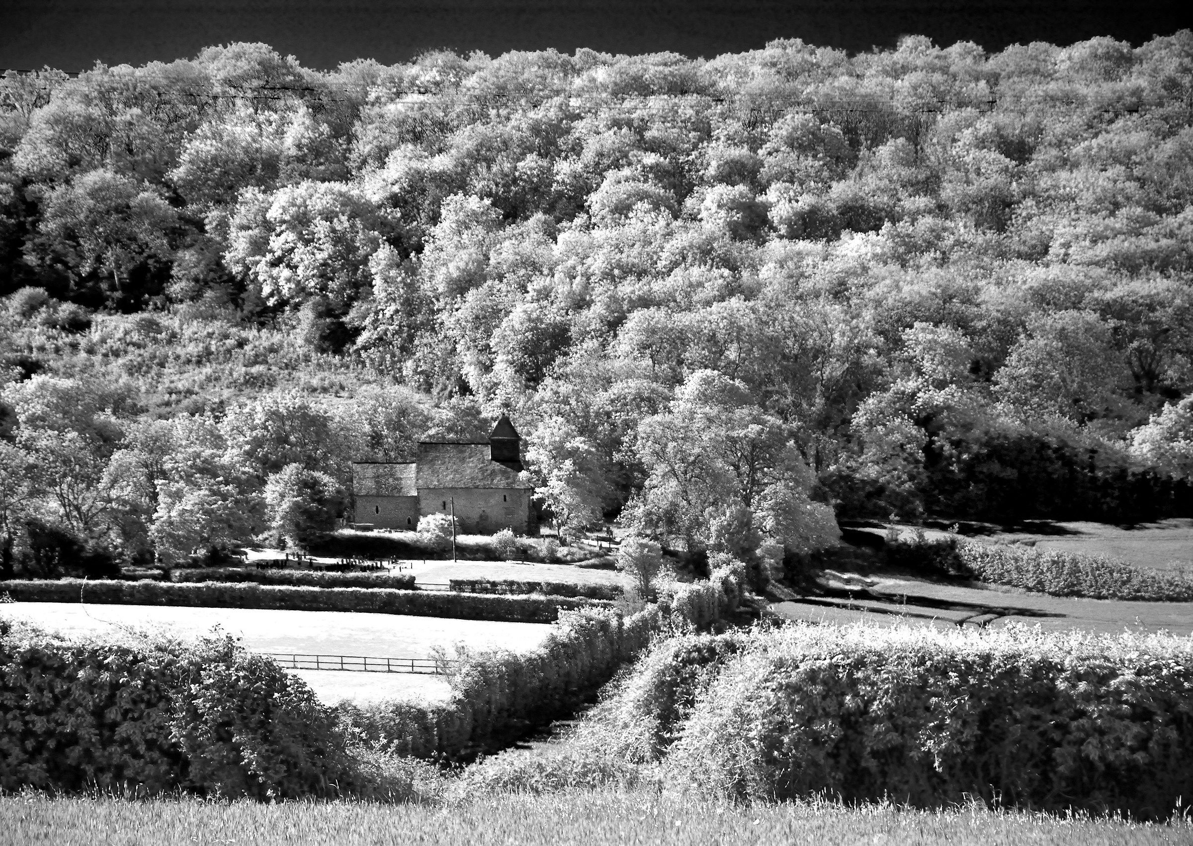 The Tiny Church in the Lee of the Hill