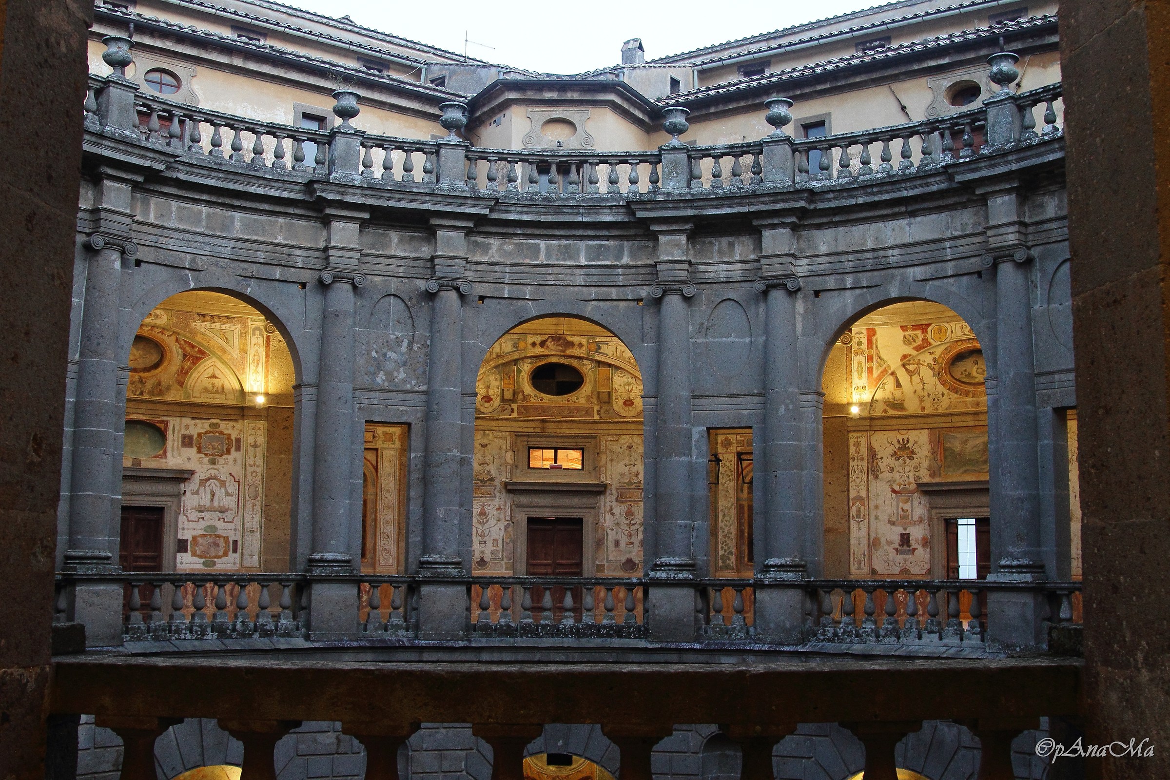 View from the interior balcony