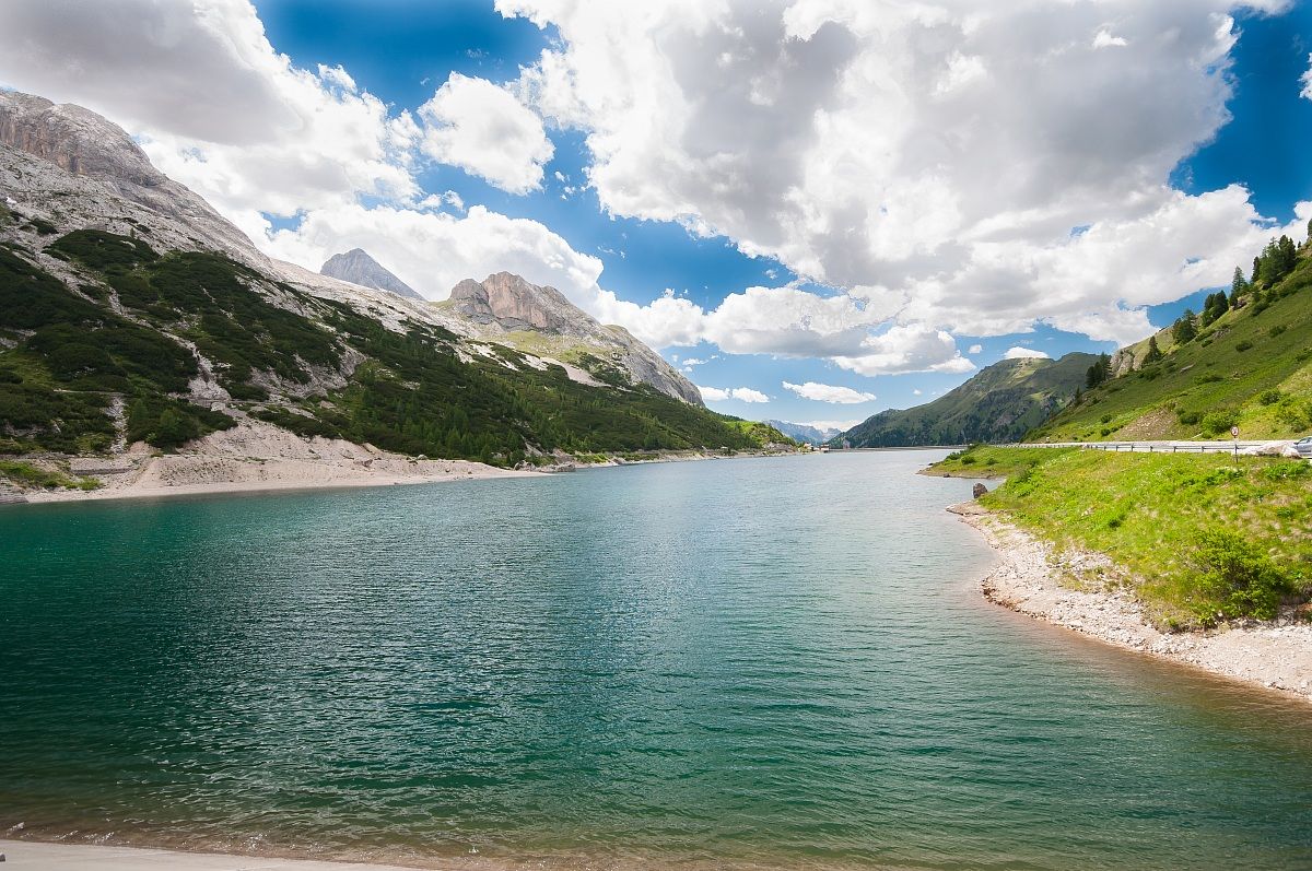 Lake fedaia - marmolada