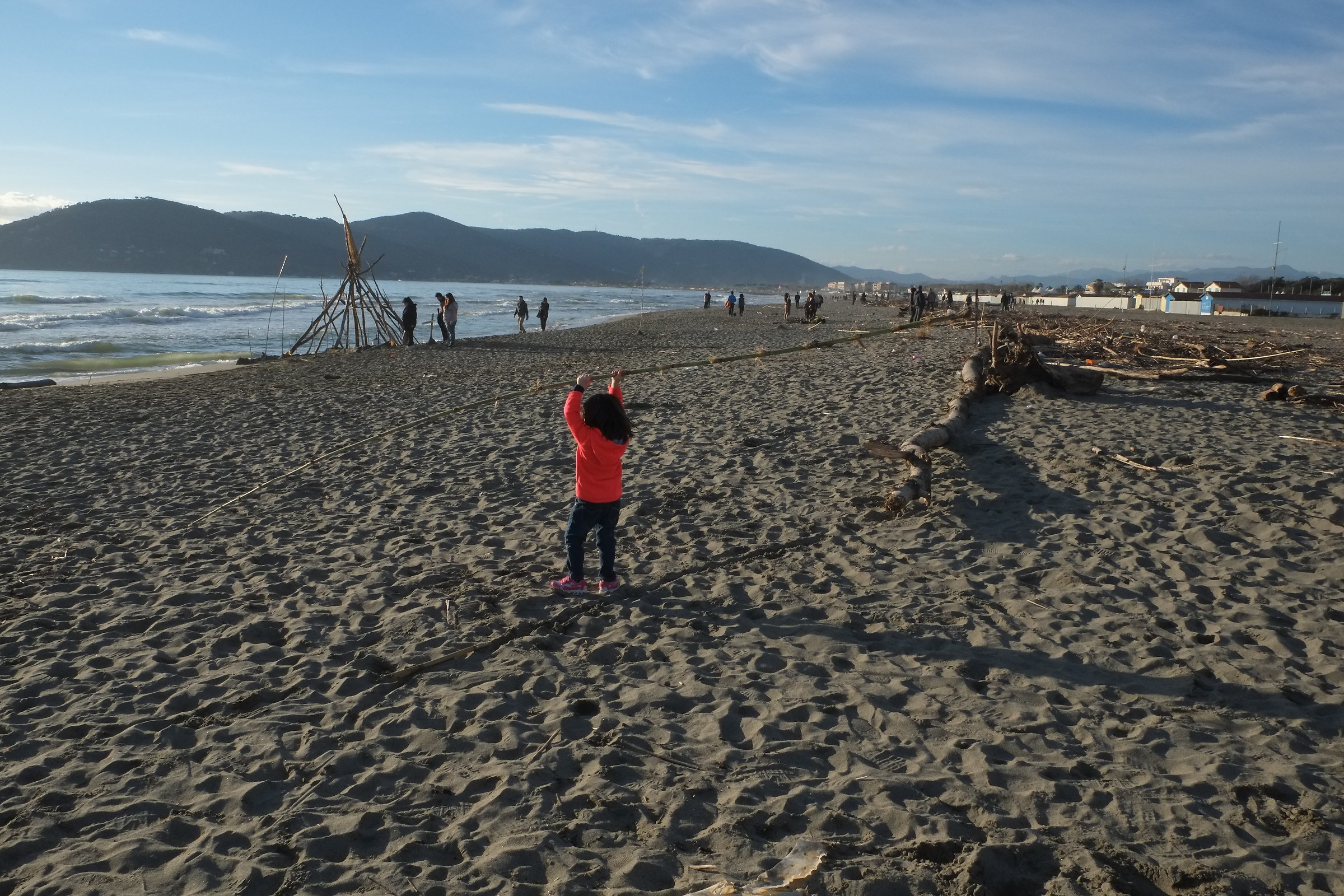Marina di Carrara, battigia