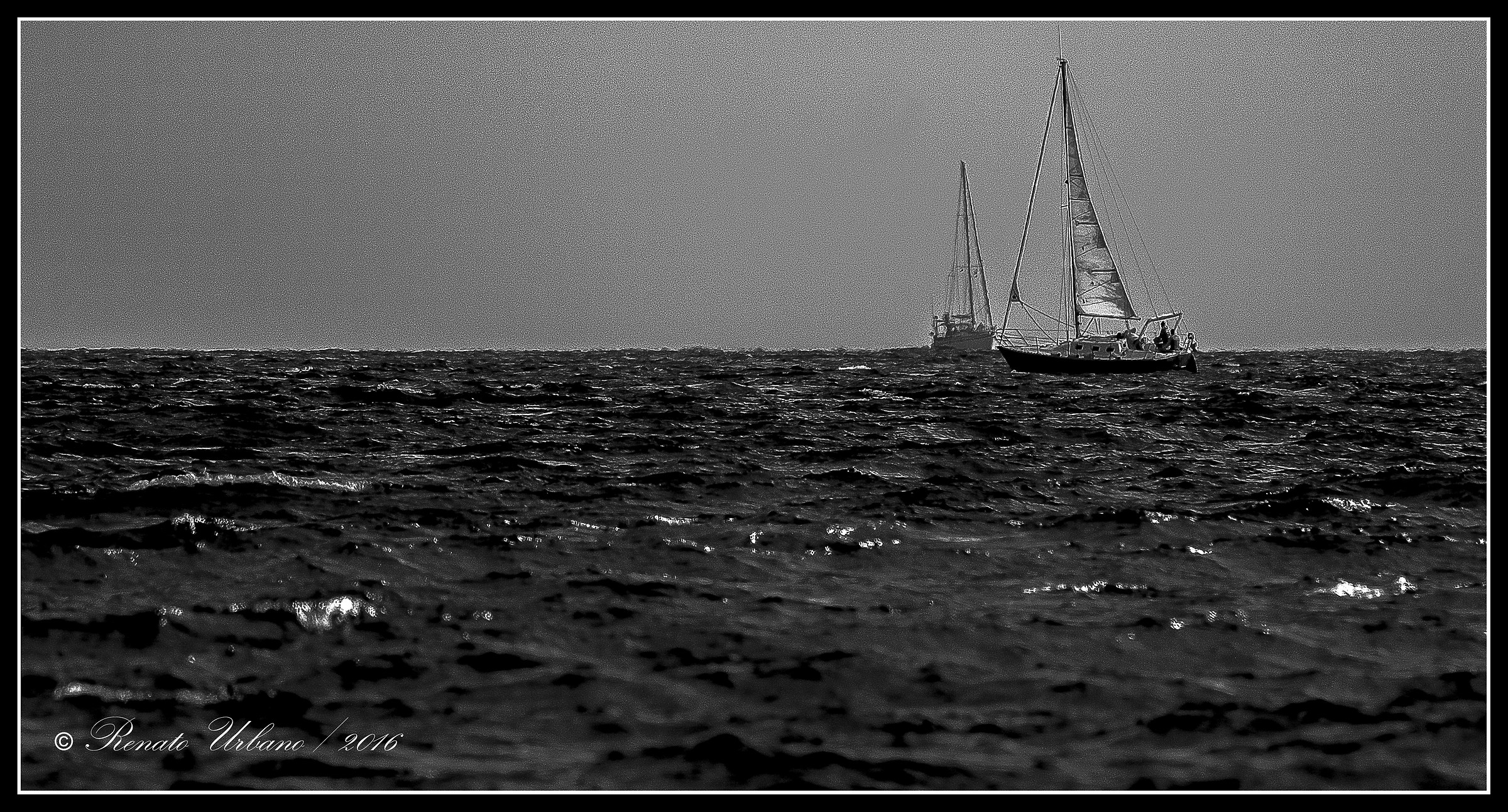 close encounter on the high seas