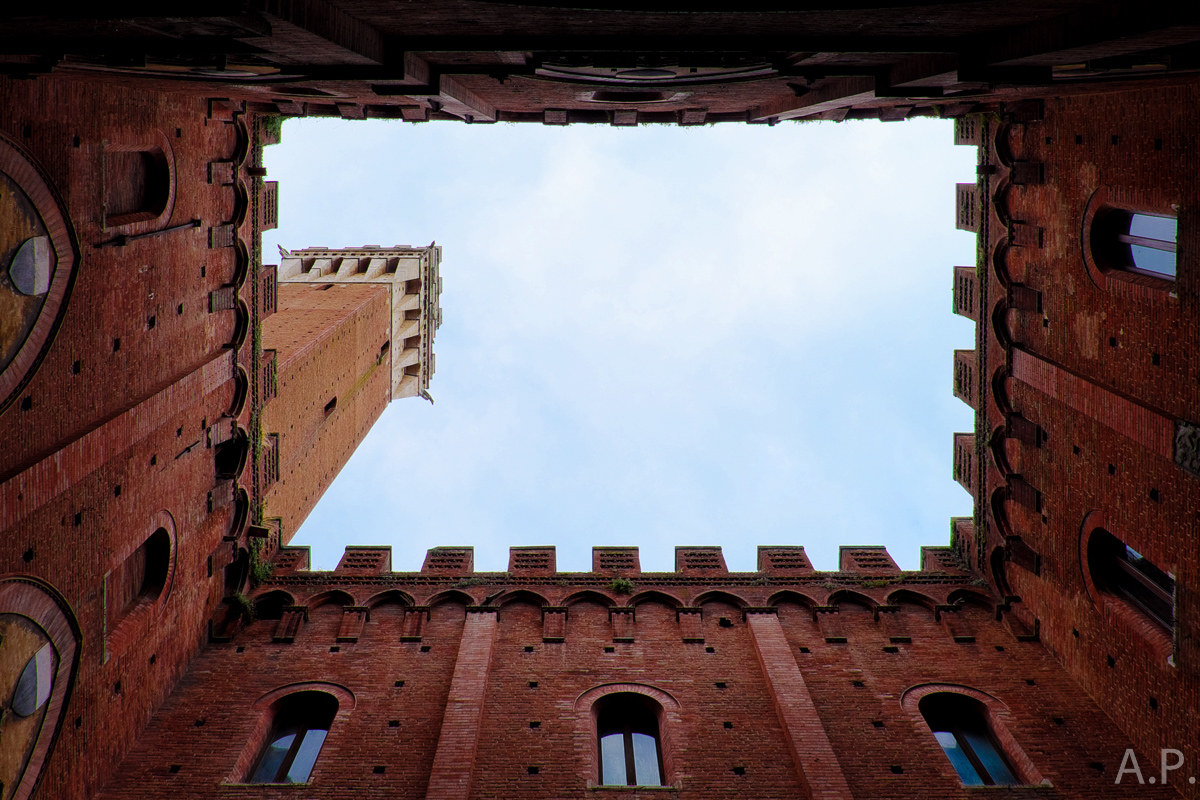 classic Sienese postcard