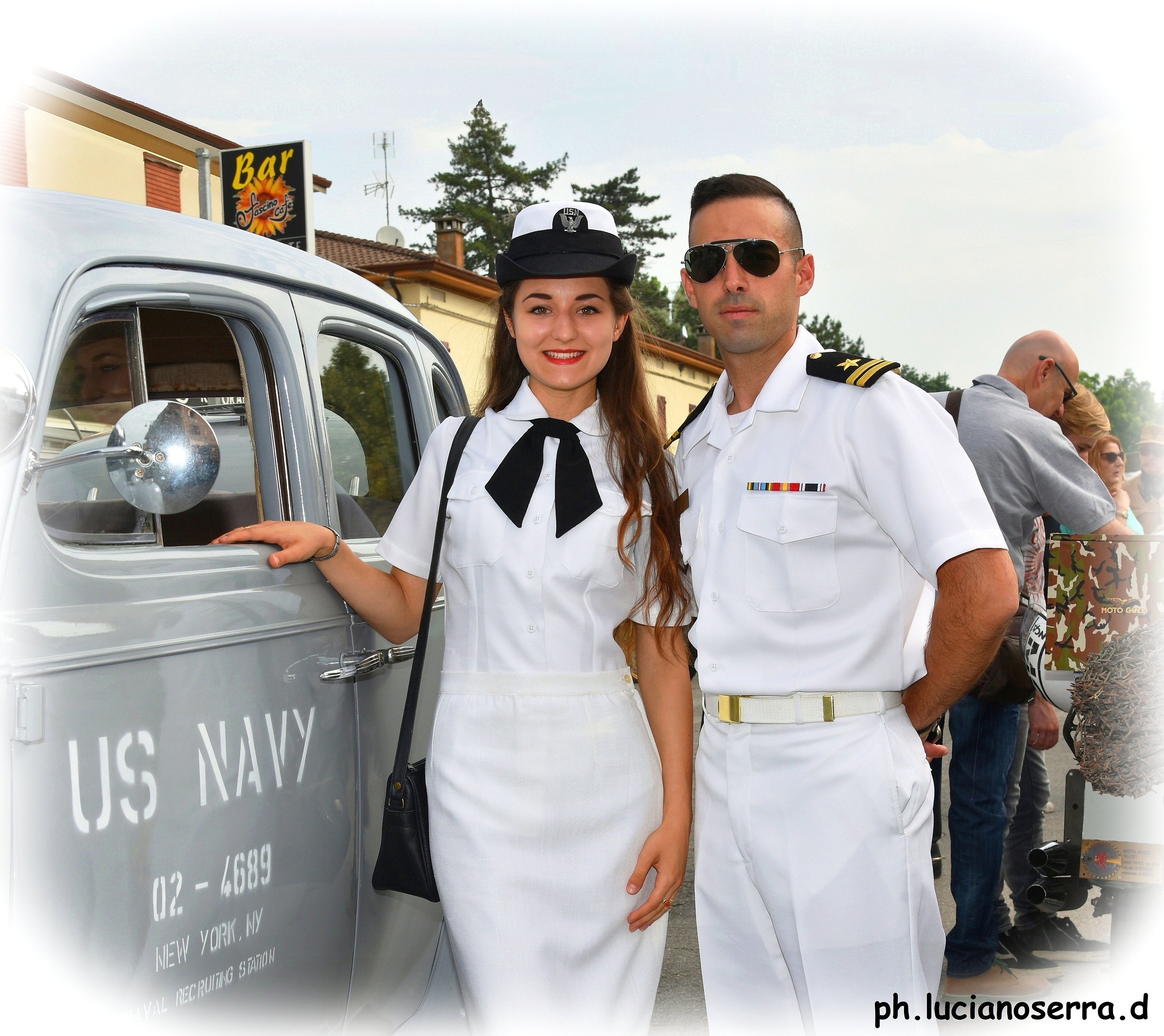 Contained with military uniforms of World War II