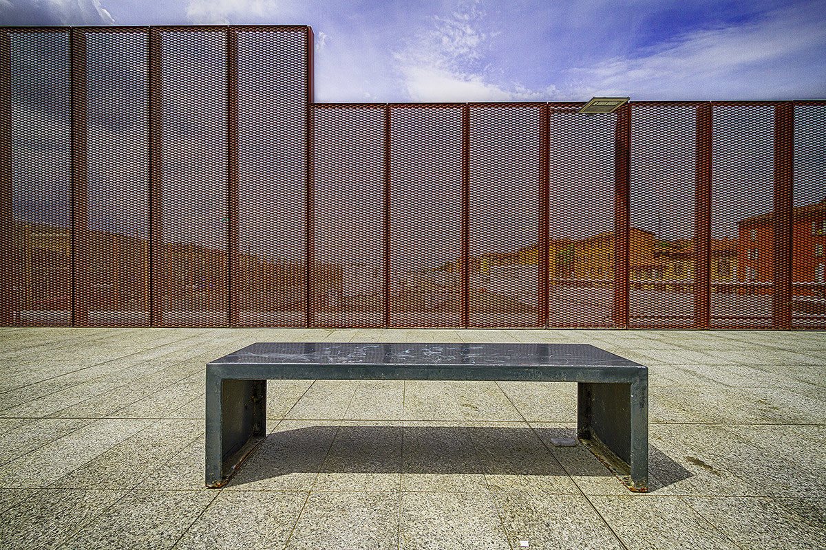 Monument to Holocaust - sitting