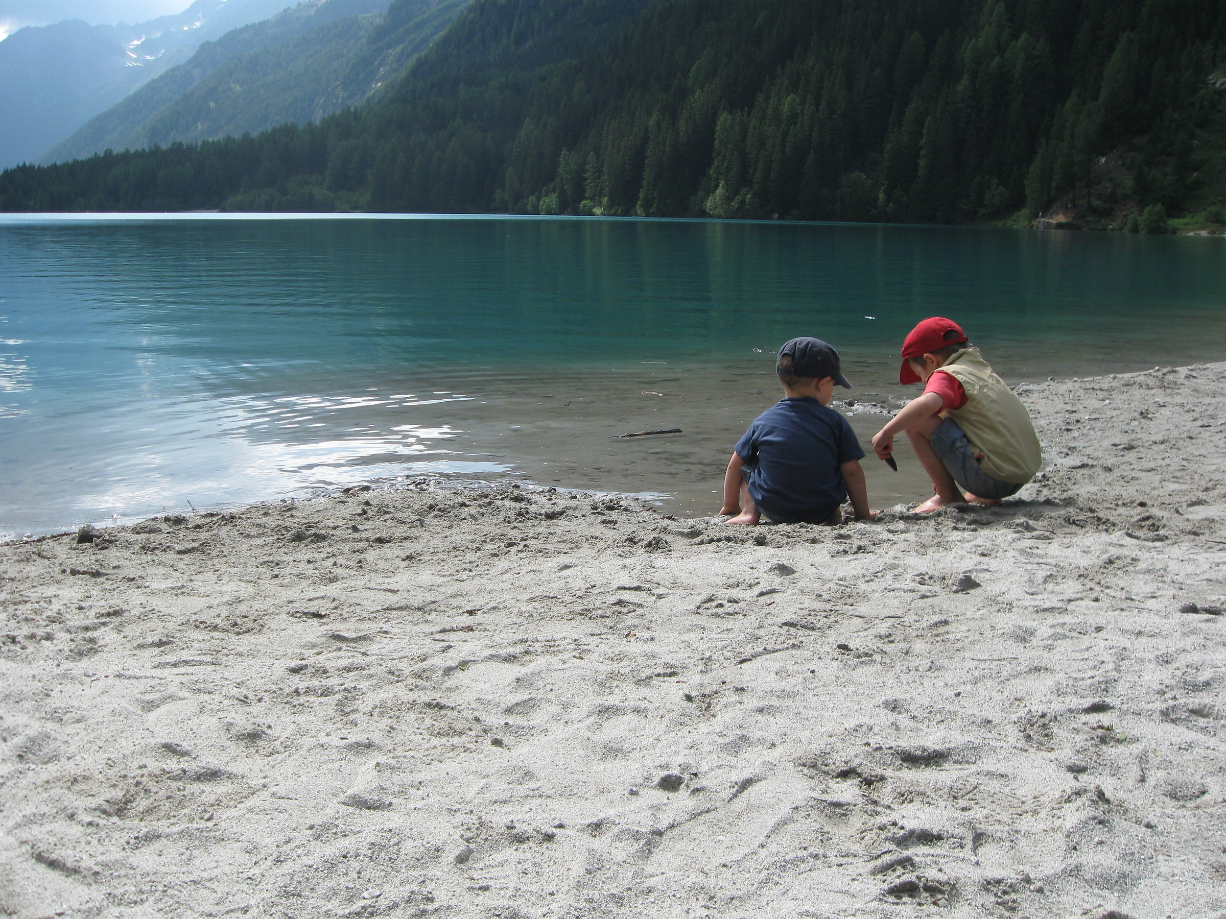 Beach in Anterselva