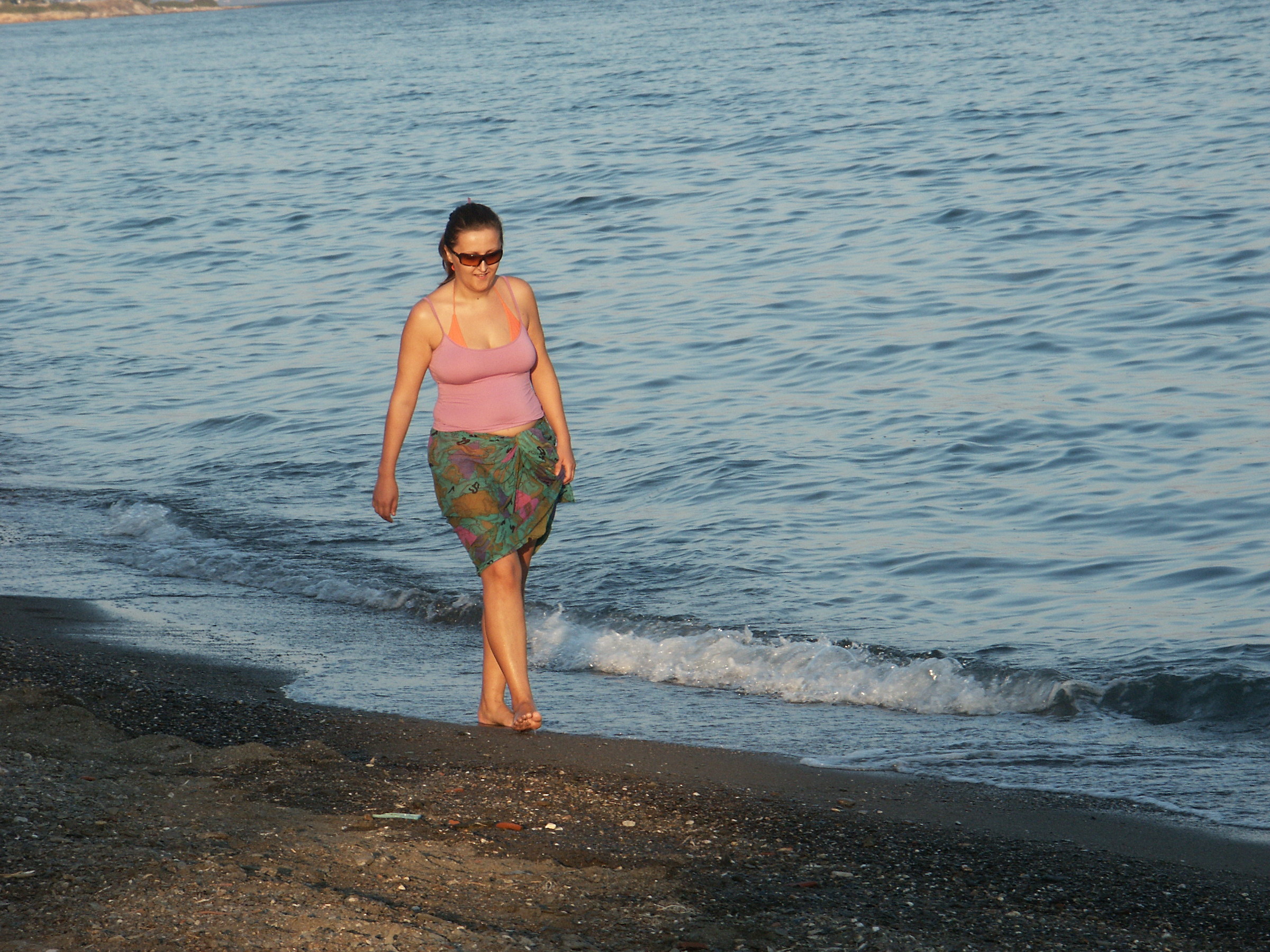 Walking by the sea side